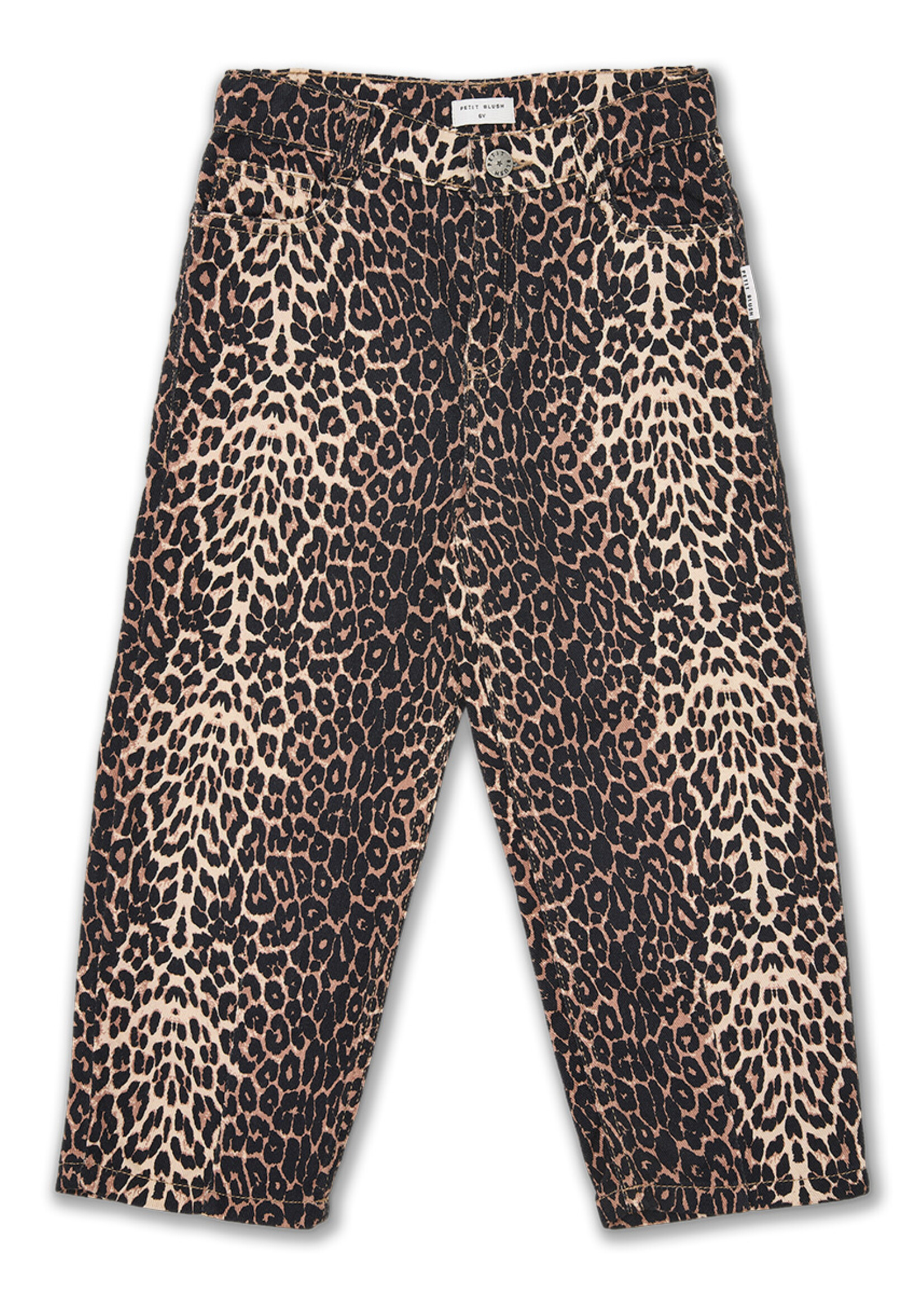 Petit Blush Petit Blush | Ballon Fit Jeans - Leopard AOP