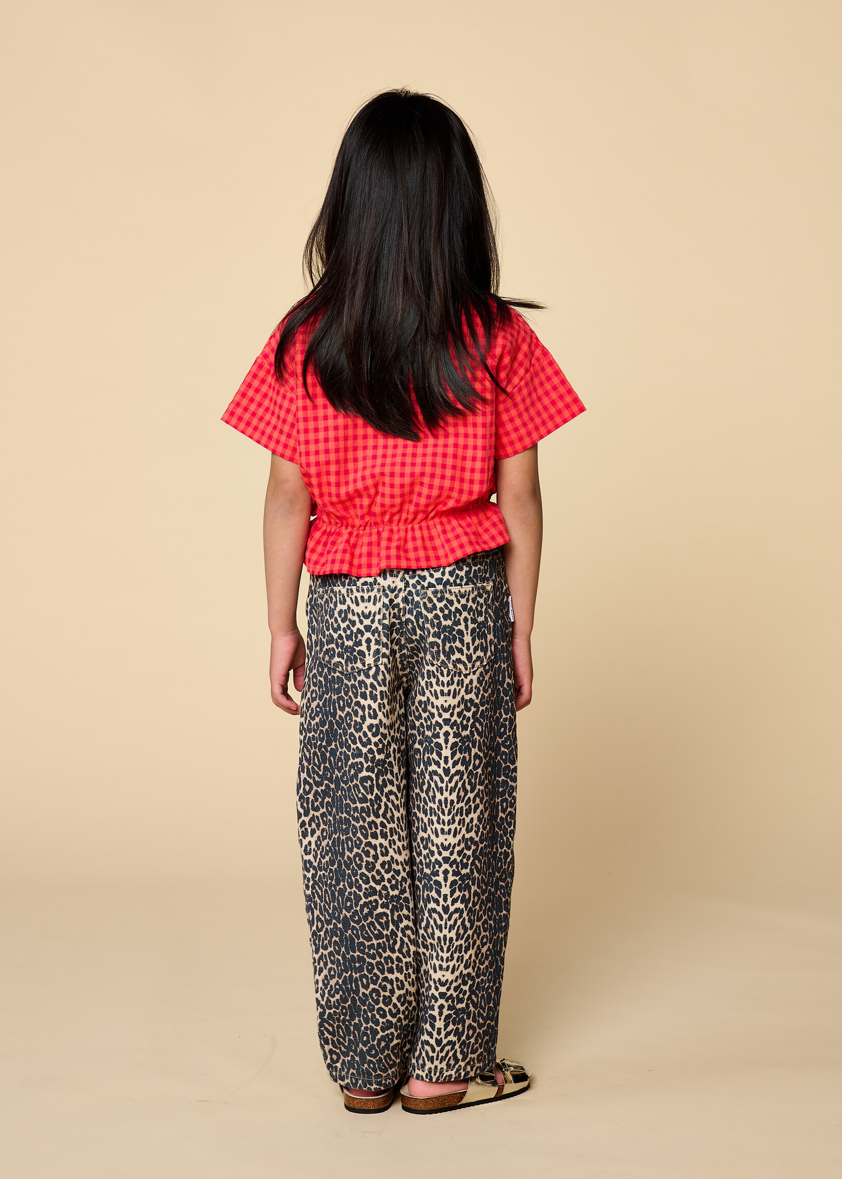Petit Blush Petit Blush | Ballon Fit Jeans - Leopard AOP