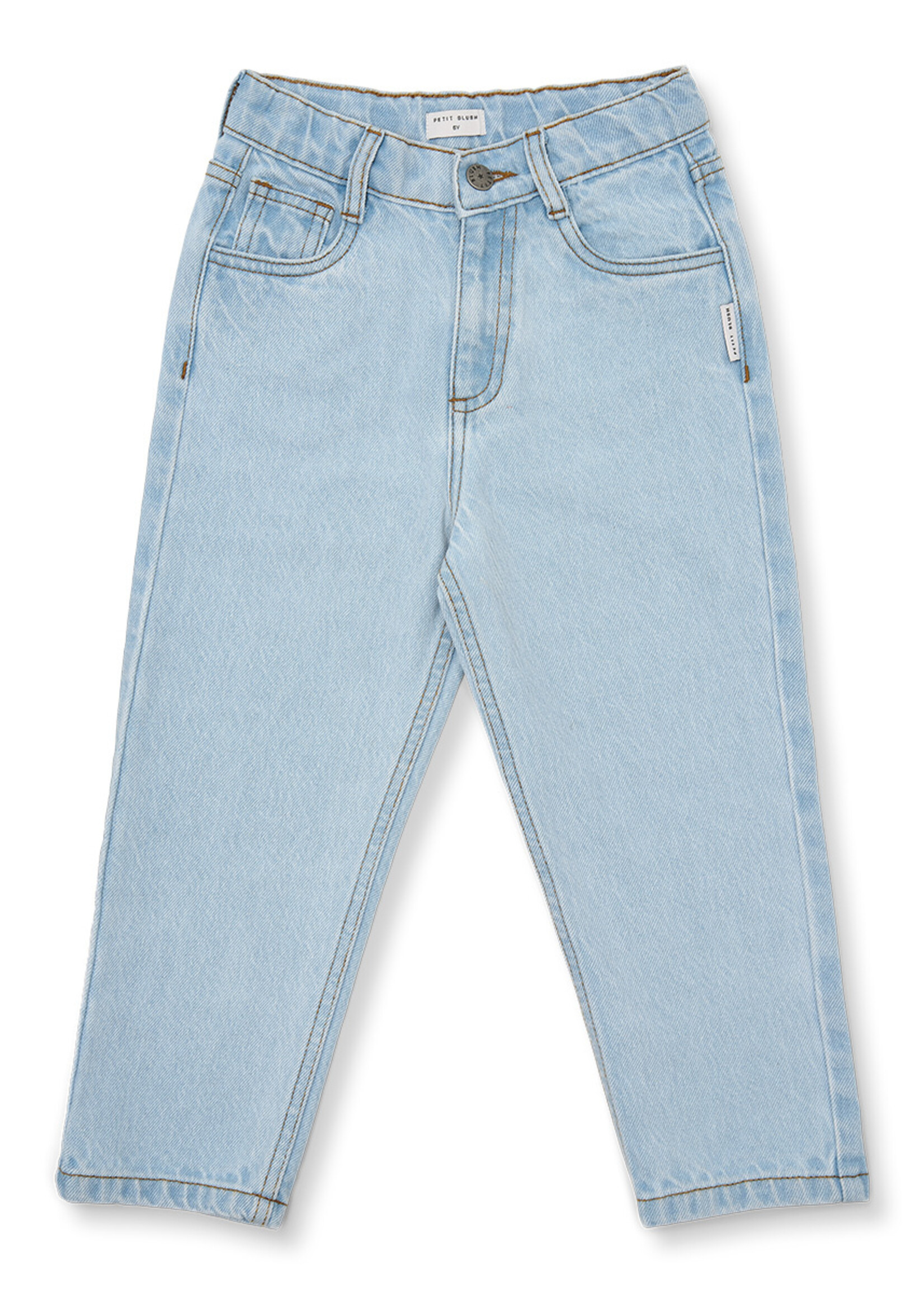 Petit Blush Petit Blush | Baggy Fit Jeans - Washed Light Blue
