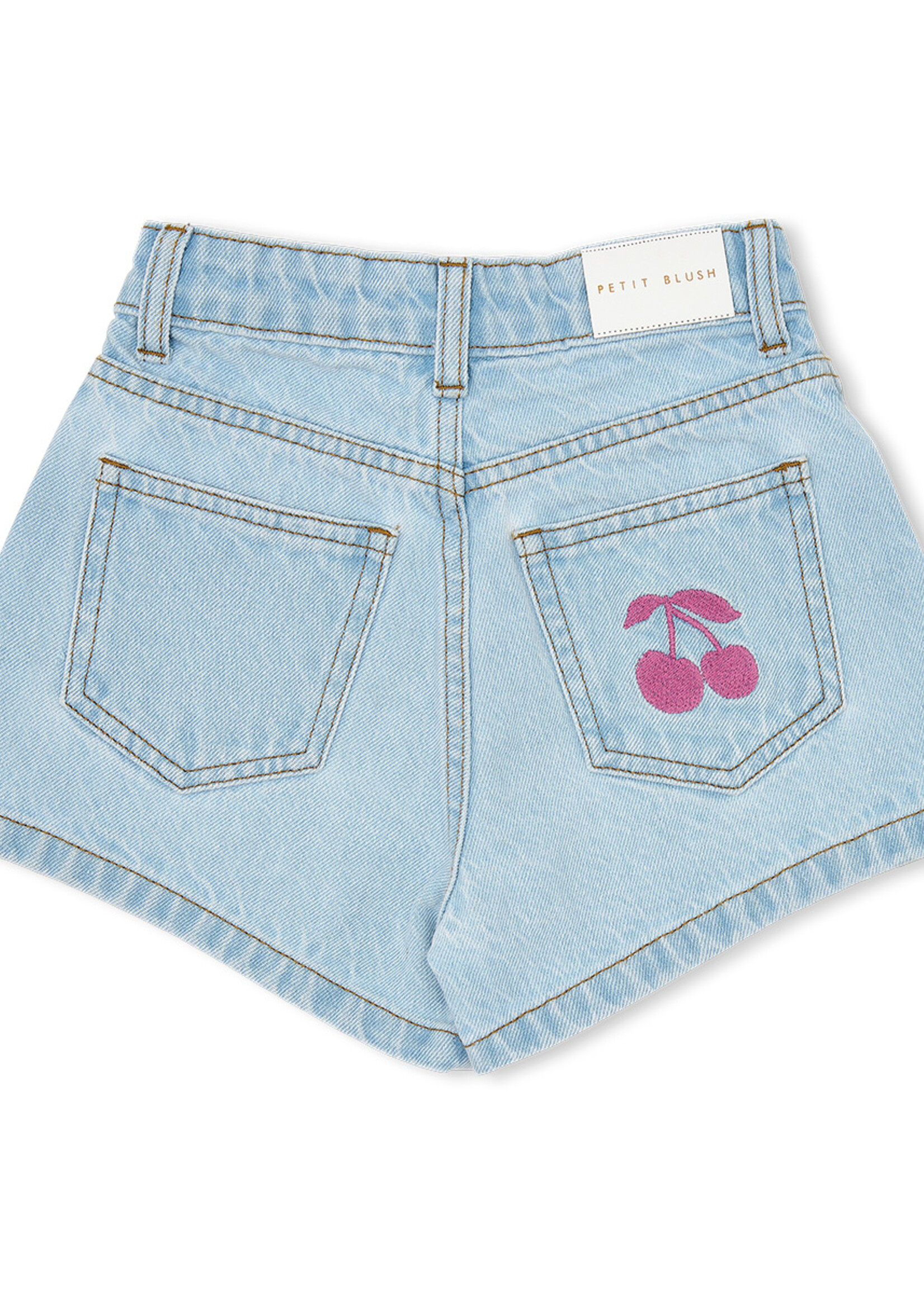 Petit Blush Petit Blush | Jeans Short - Washed Light Blue