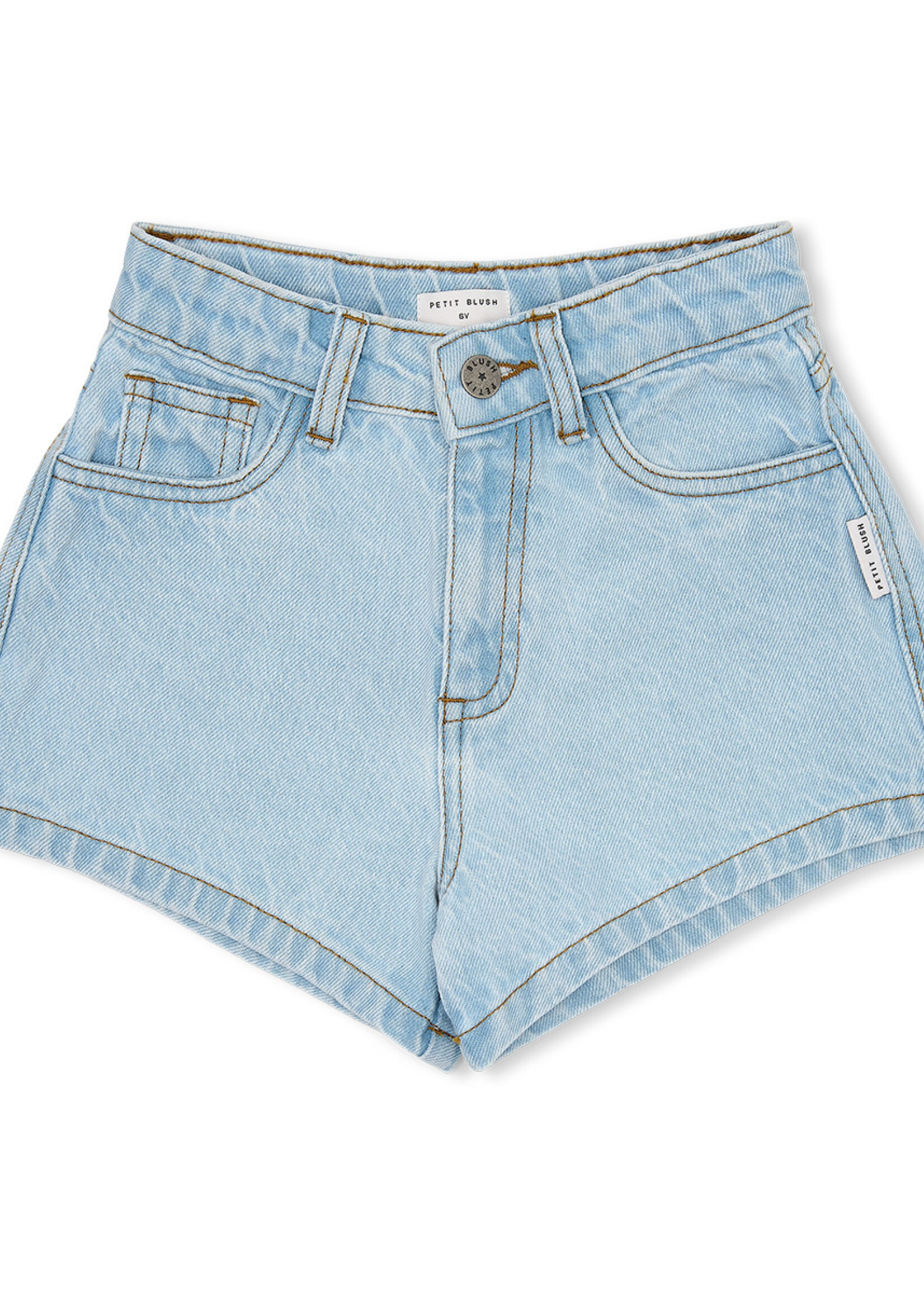 Petit Blush Petit Blush | Jeans Short - Washed Light Blue