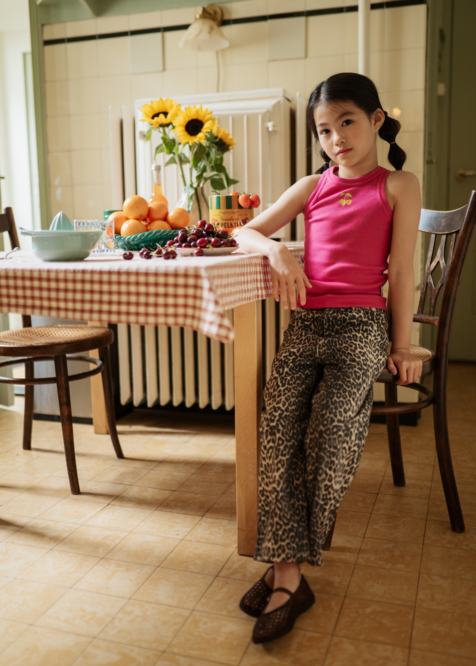 Petit Blush Petit Blush | Ballon Fit Jeans - Leopard AOP