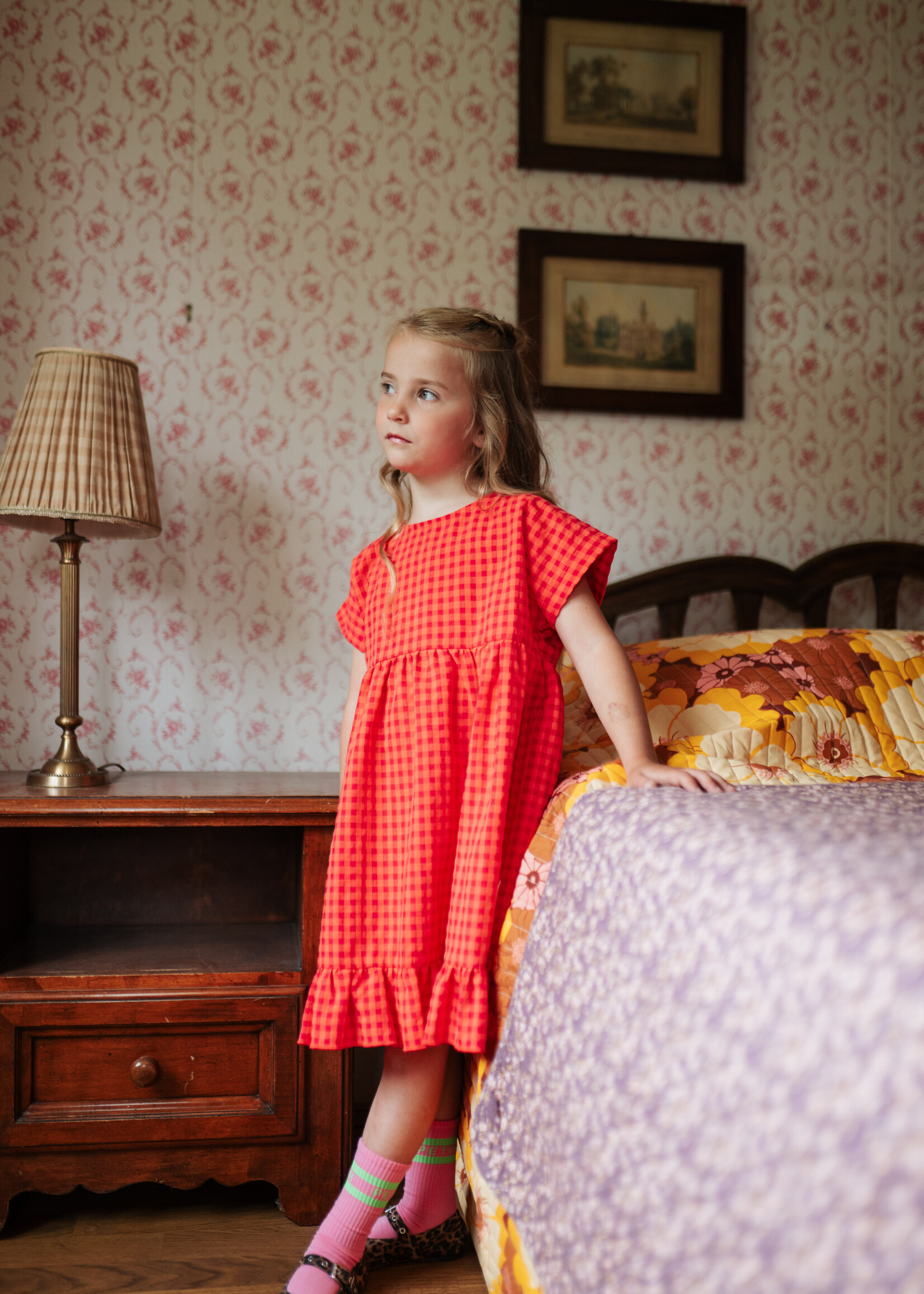 Petit Blush Petit Blush | Julie Dress - Check Red