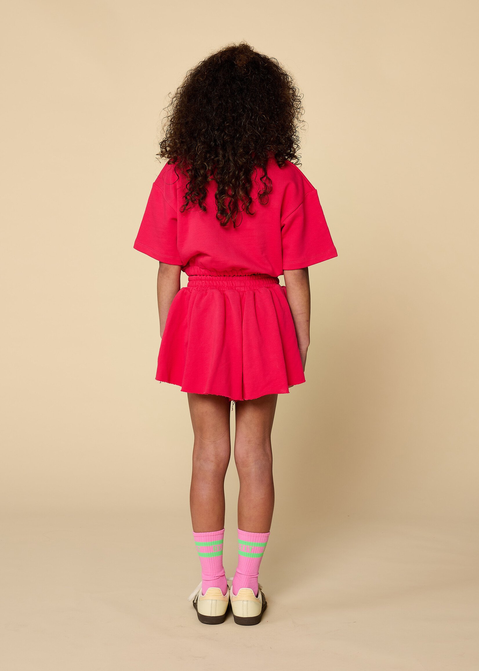 Petit Blush Petit Blush | Sweat Short - Raspberry Wine