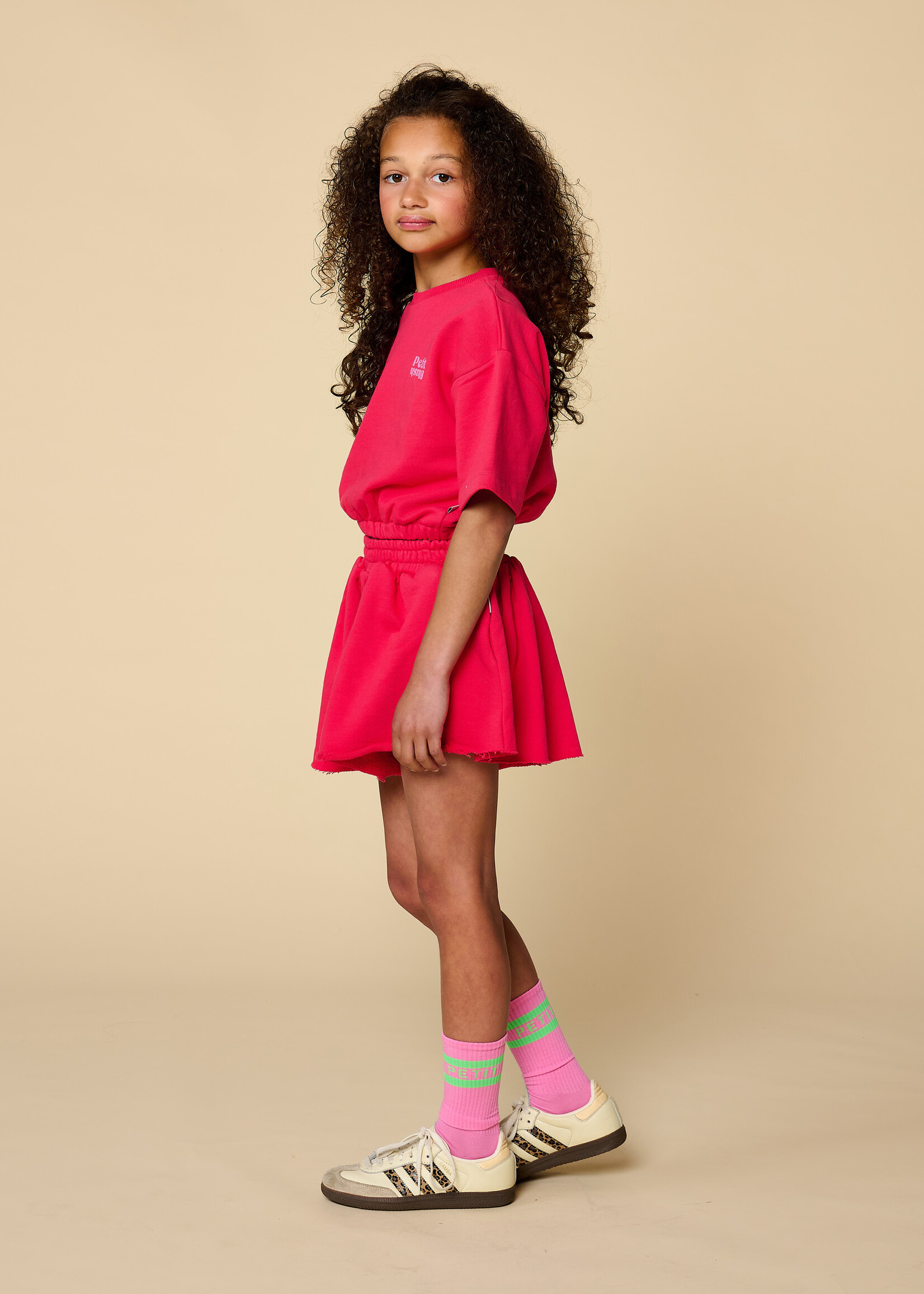 Petit Blush Petit Blush | T-Shirt Elastic Waist - Raspberry Wine