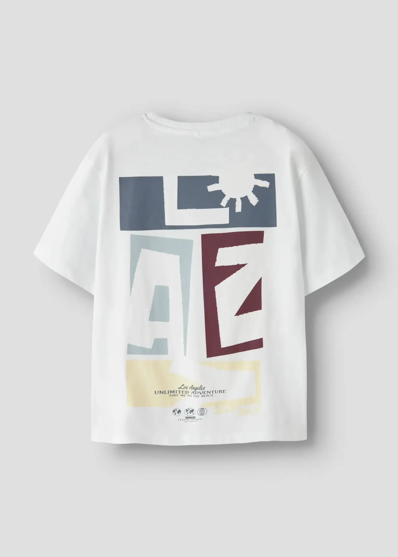 Name It Name it | NKMFEMMIN ss nreg top box - Bright White / Multi Colo