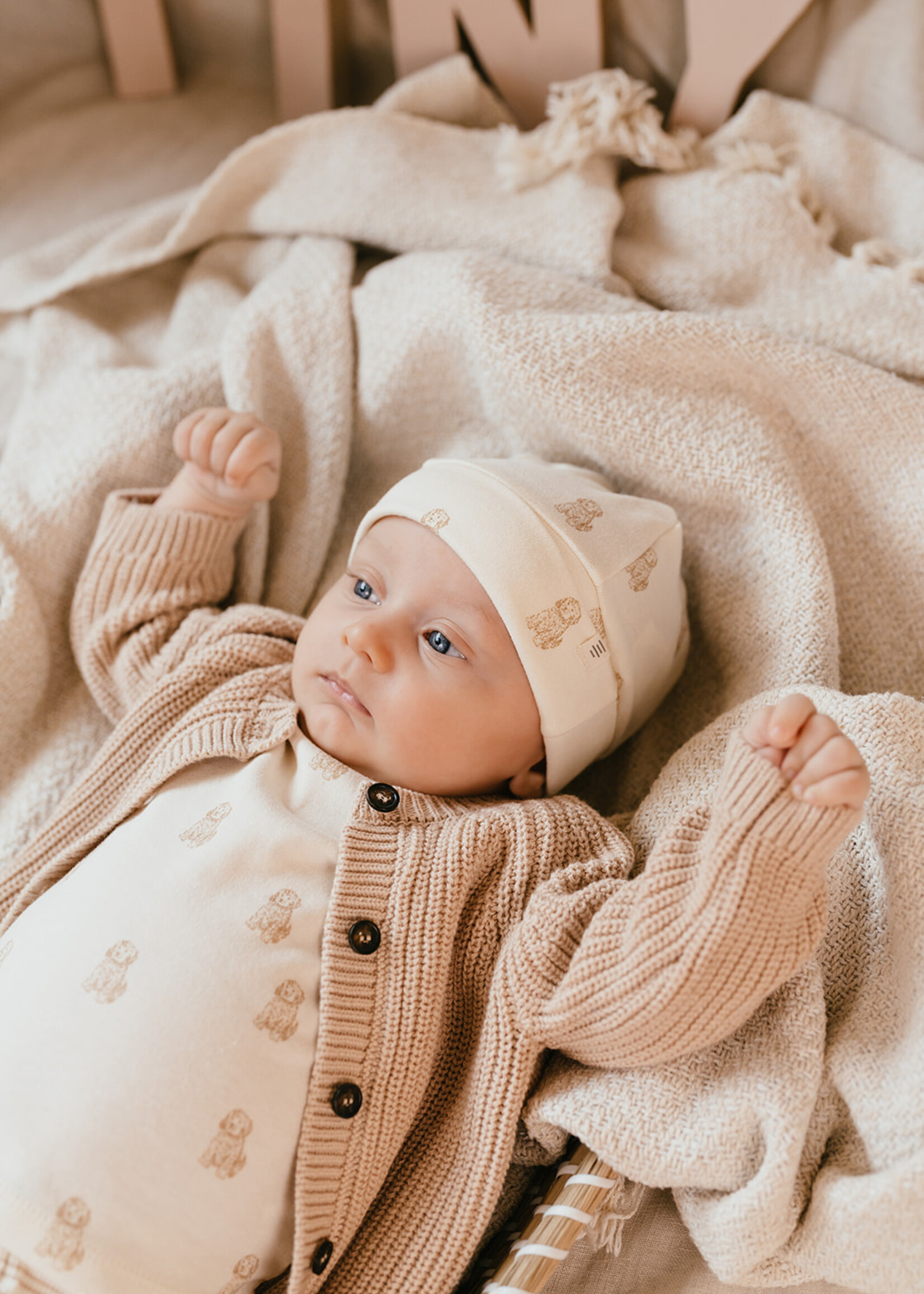 A Tiny Story A Tiny Story | baby t-shirt long sleeve - Ecru