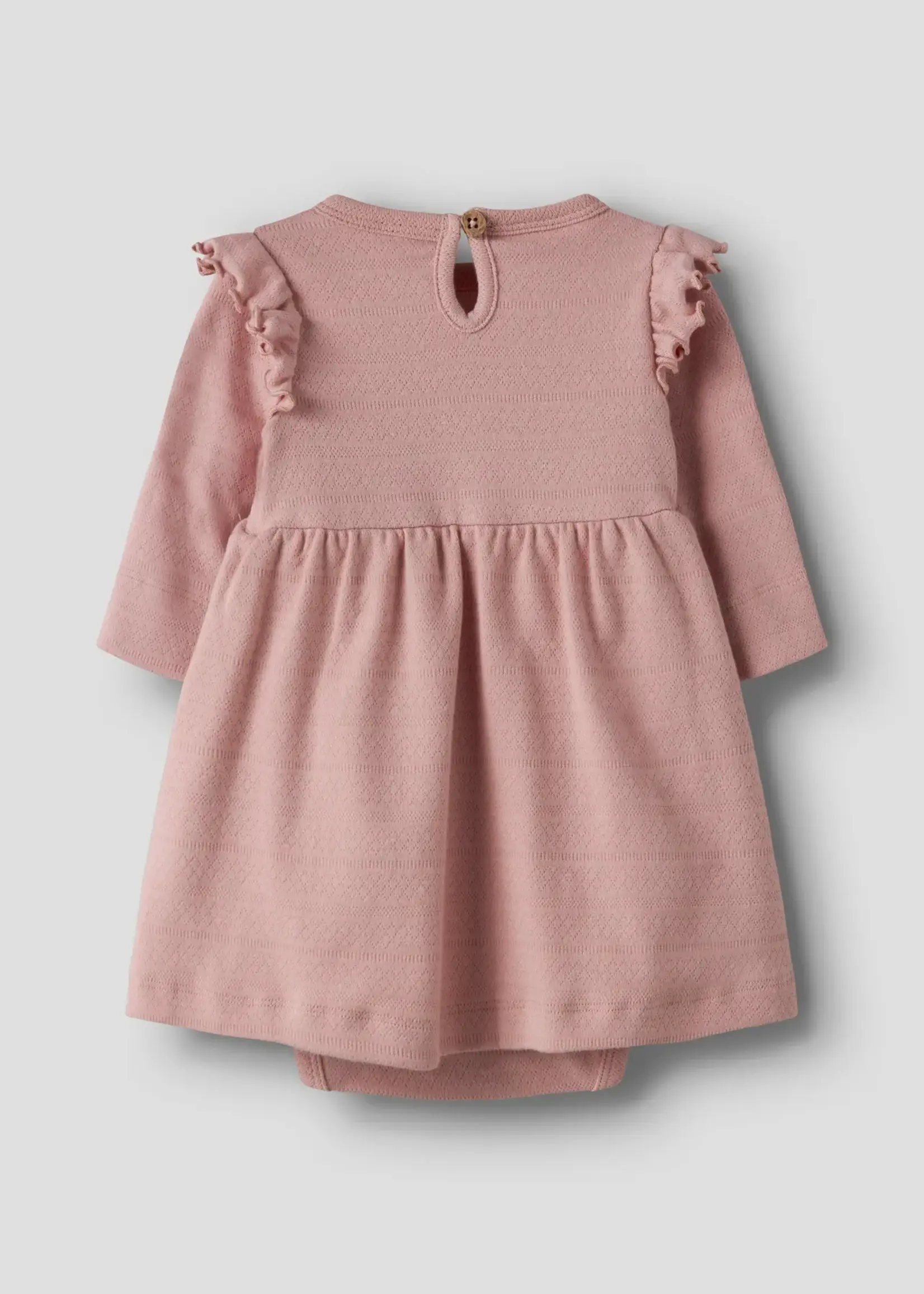 Lil’ Atelier Lil' Atelier | NBFDIMIA LS BODY DRESS LIL - Misty Rose