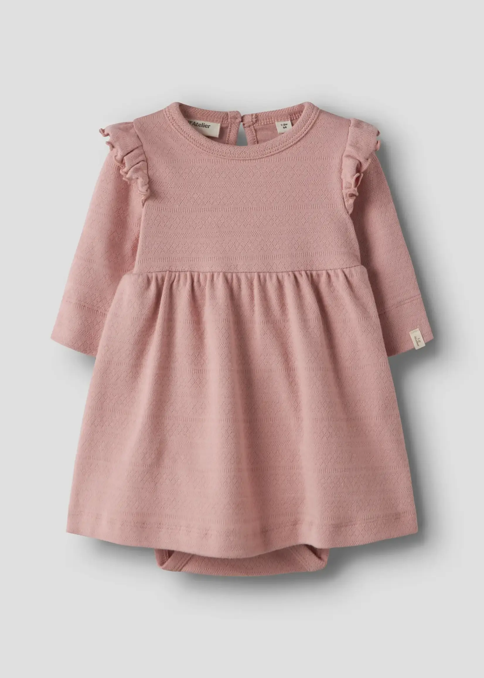 Lil' Atelier | NBFDIMIA LS BODY DRESS LIL - Misty Rose