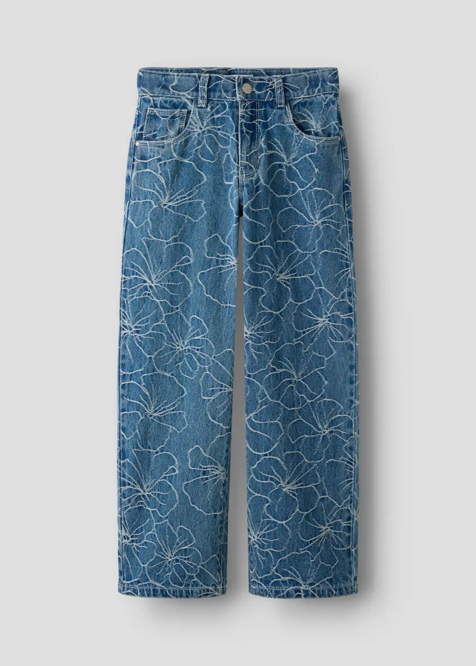 Name It Name it | NKFROSE wide jacq jeans - Medium Blue Denim