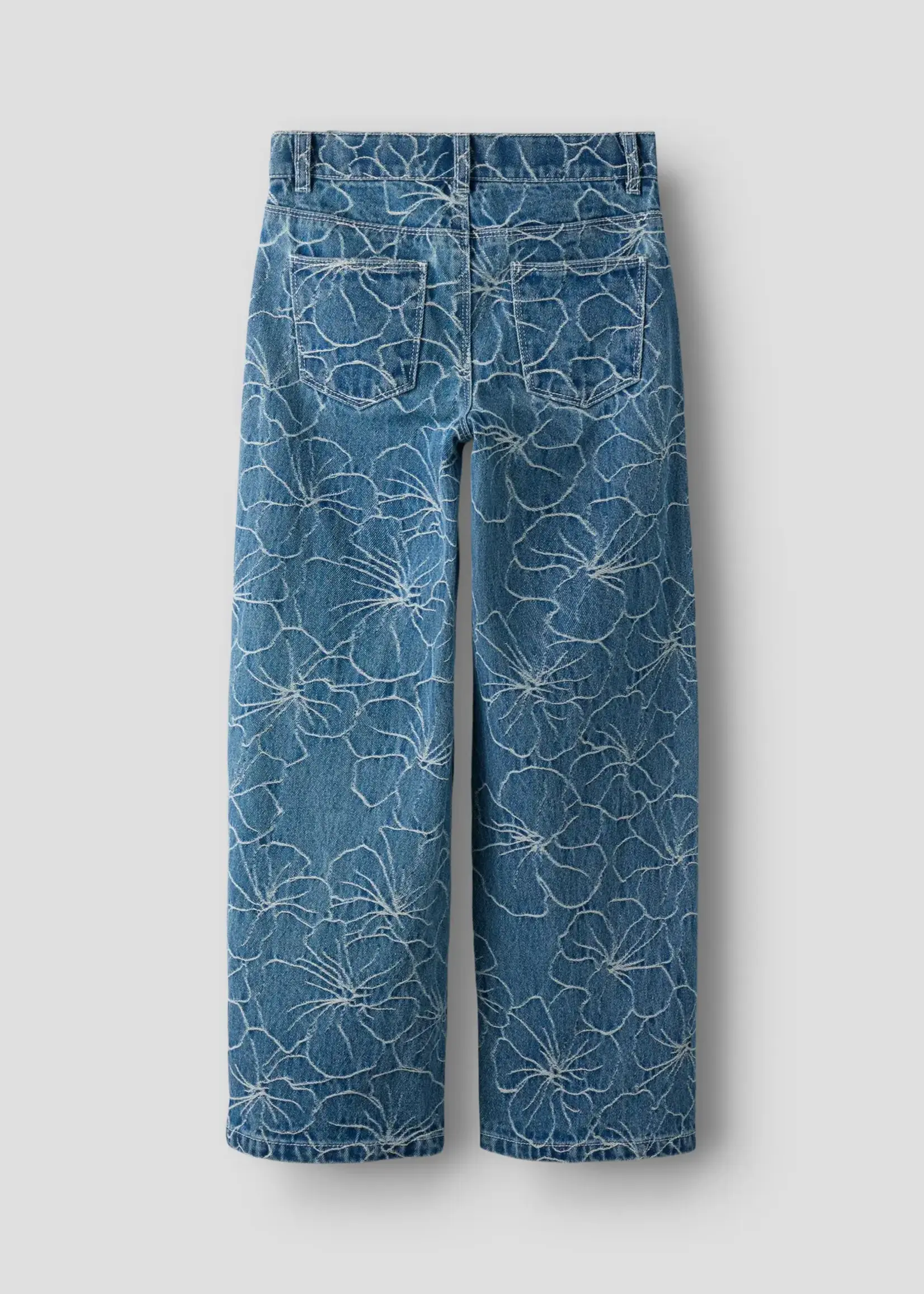 Name It Name it | NKFROSE wide jacq jeans - Medium Blue Denim