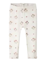 Lil’ Atelier Lil' Atelier | NBFLAYO SIN SLIM LEGGINGS LIL -  Coconut Milk / Flower