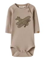 Lil' Atelier | NBMHALLI HIS LS BODY LIL - Oxford Tan