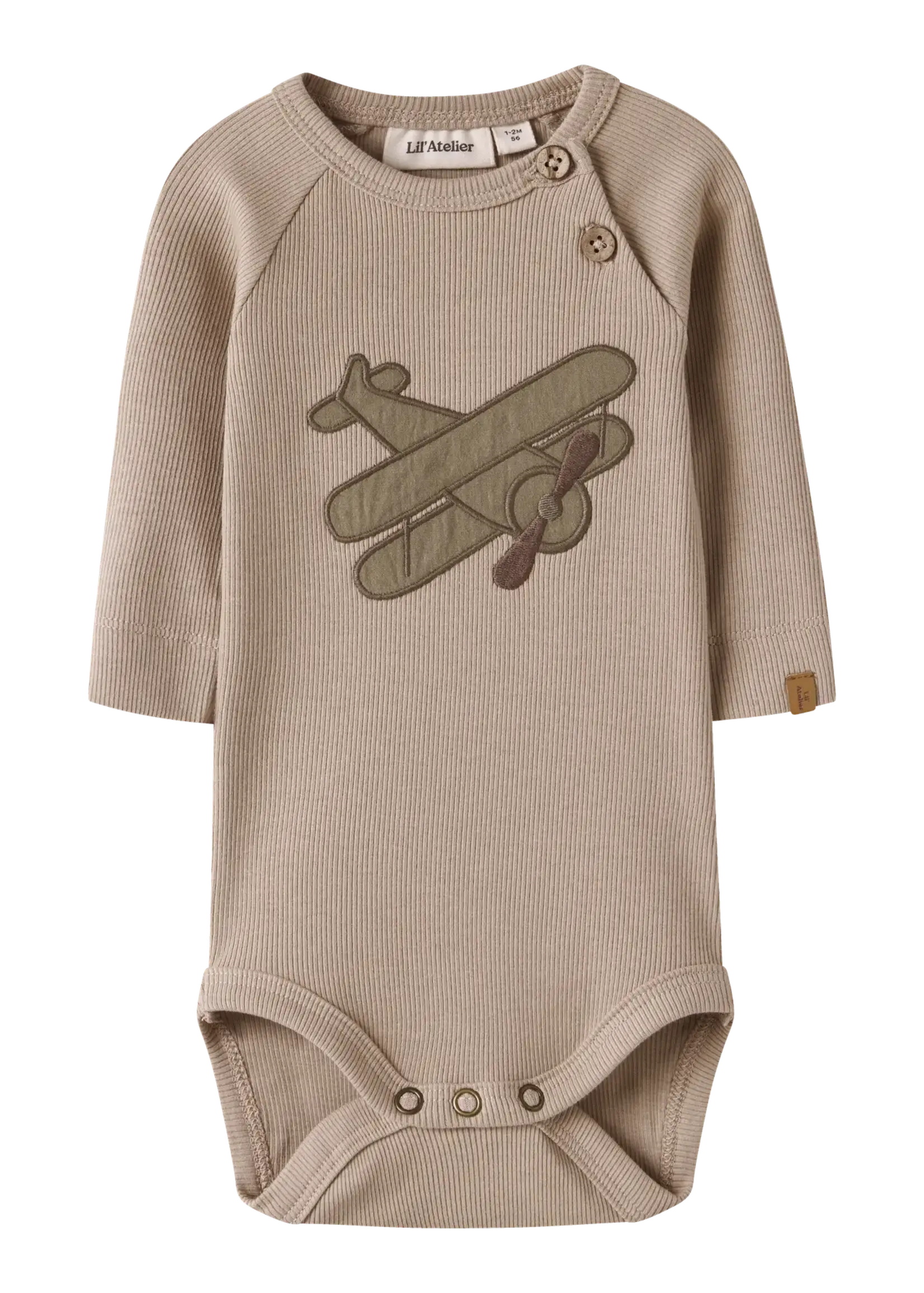 Lil' Atelier | NBMHALLI HIS LS BODY LIL - Oxford Tan