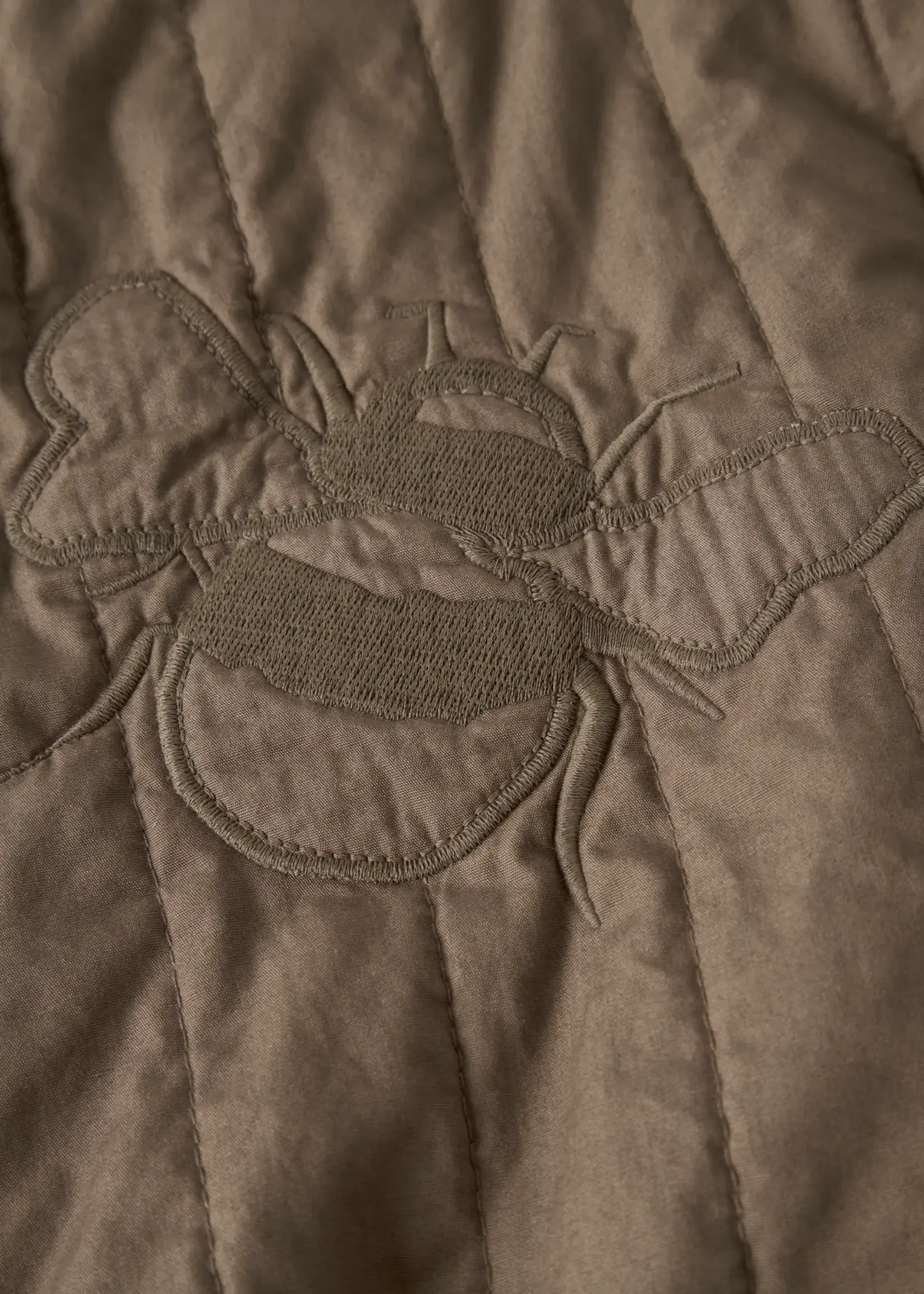 Lil’ Atelier Lil' Atelier | NMMLIO BOMBER JACKET LIL -  Shitake / Bee