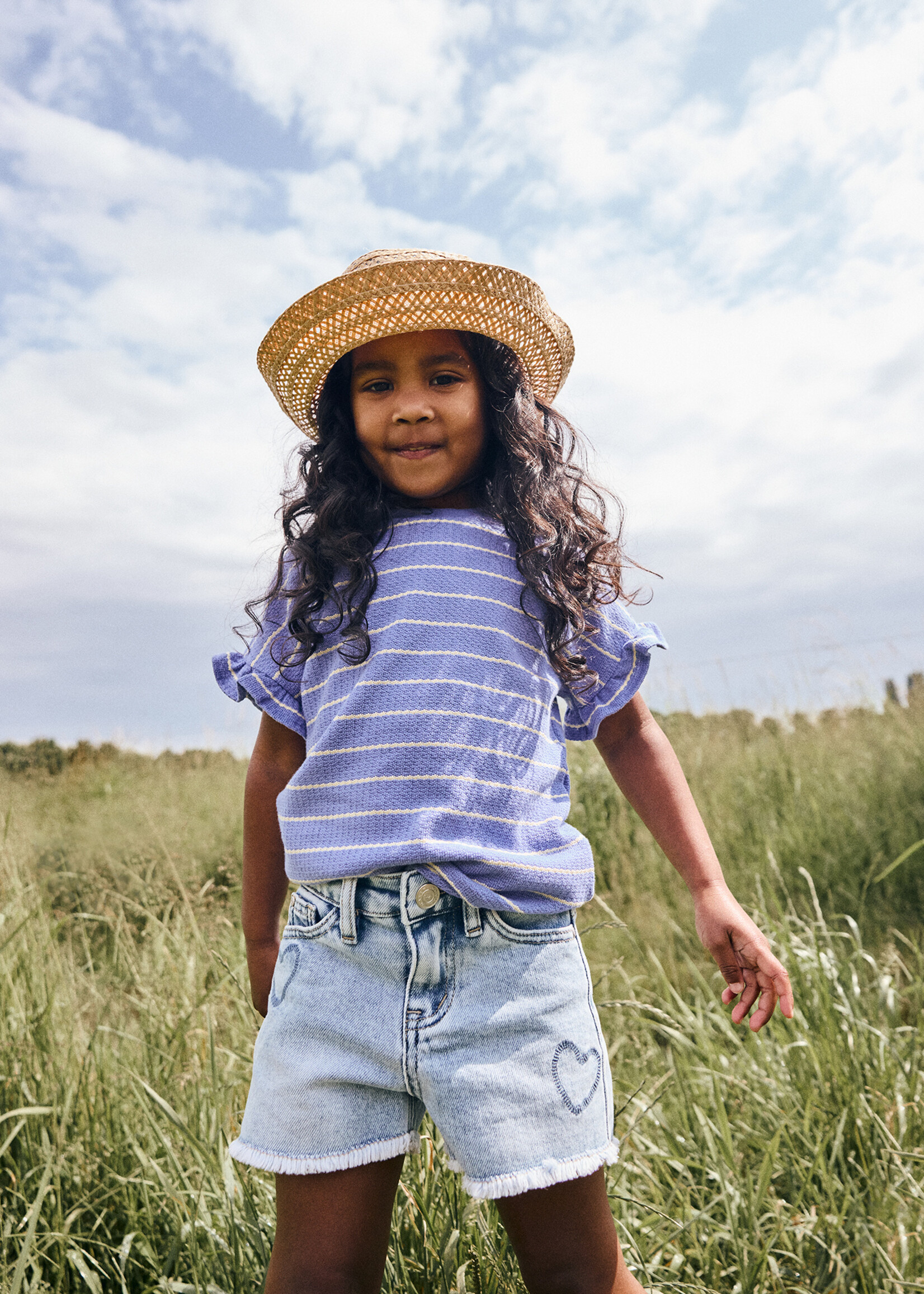 Daily7 Daily7 | T-shirt Striped – Blue