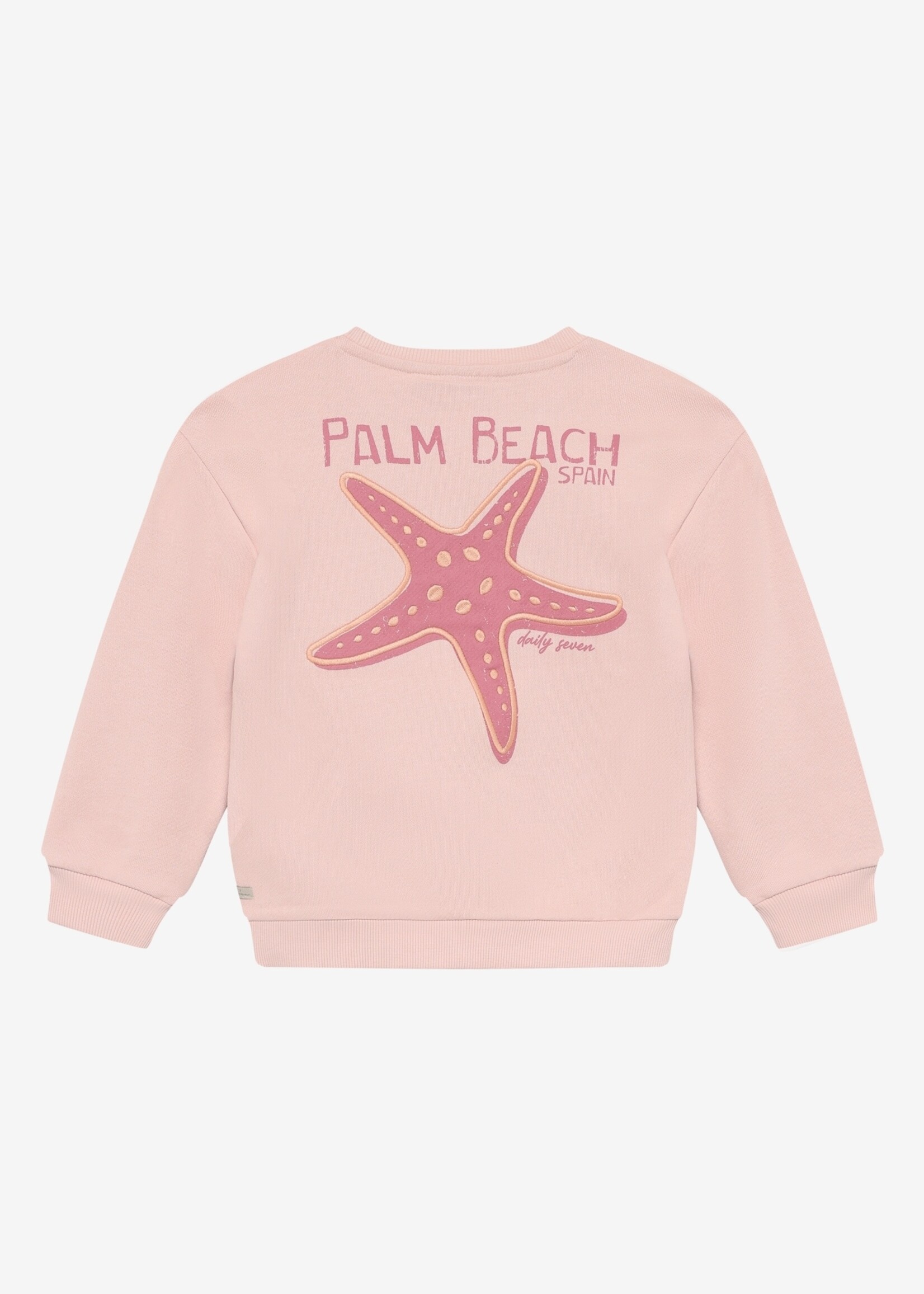 Daily7 Daily7 | Sweater Backprint – Rose