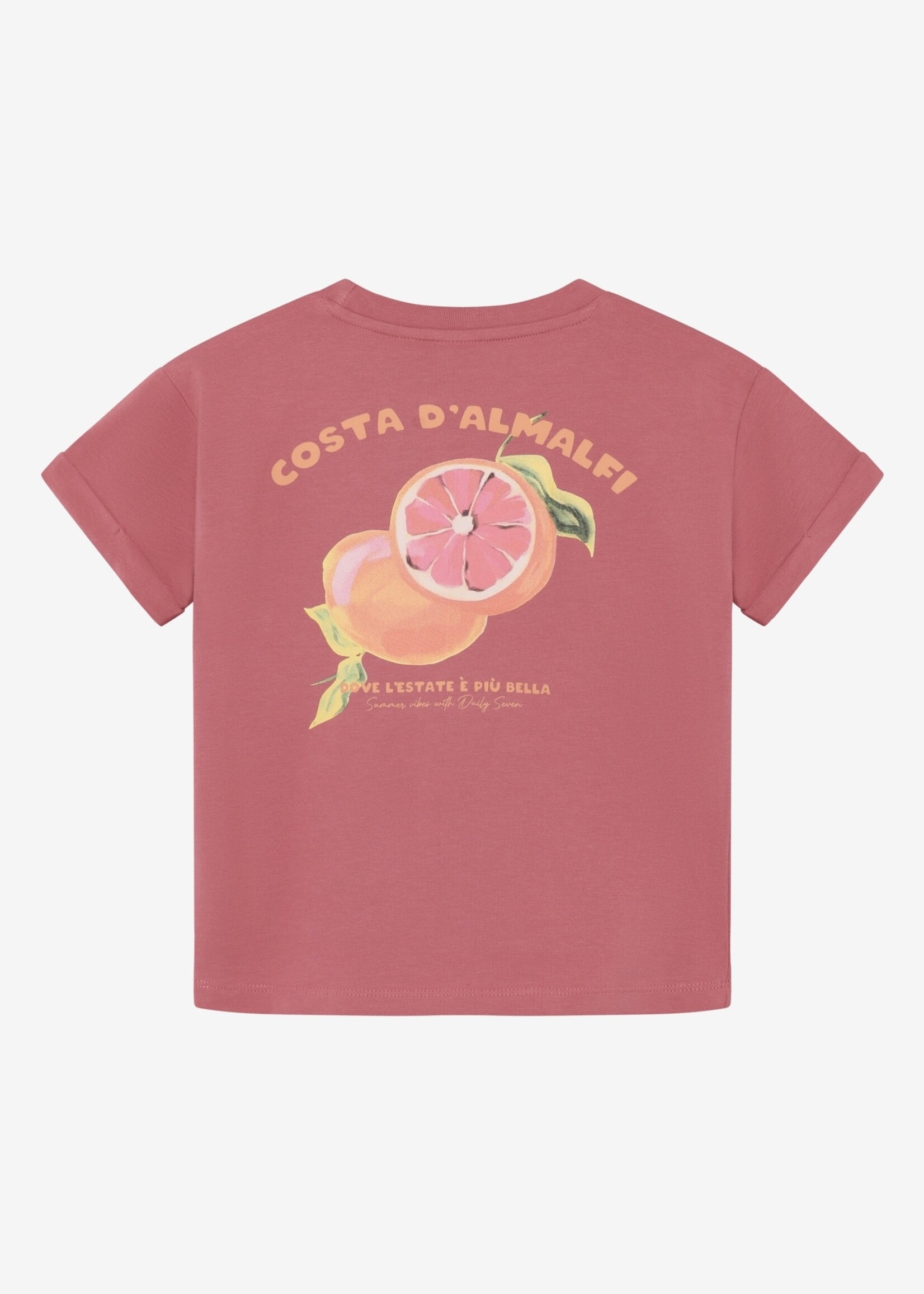 Daily7 Daily7 | T-shirt Backprint – Rose