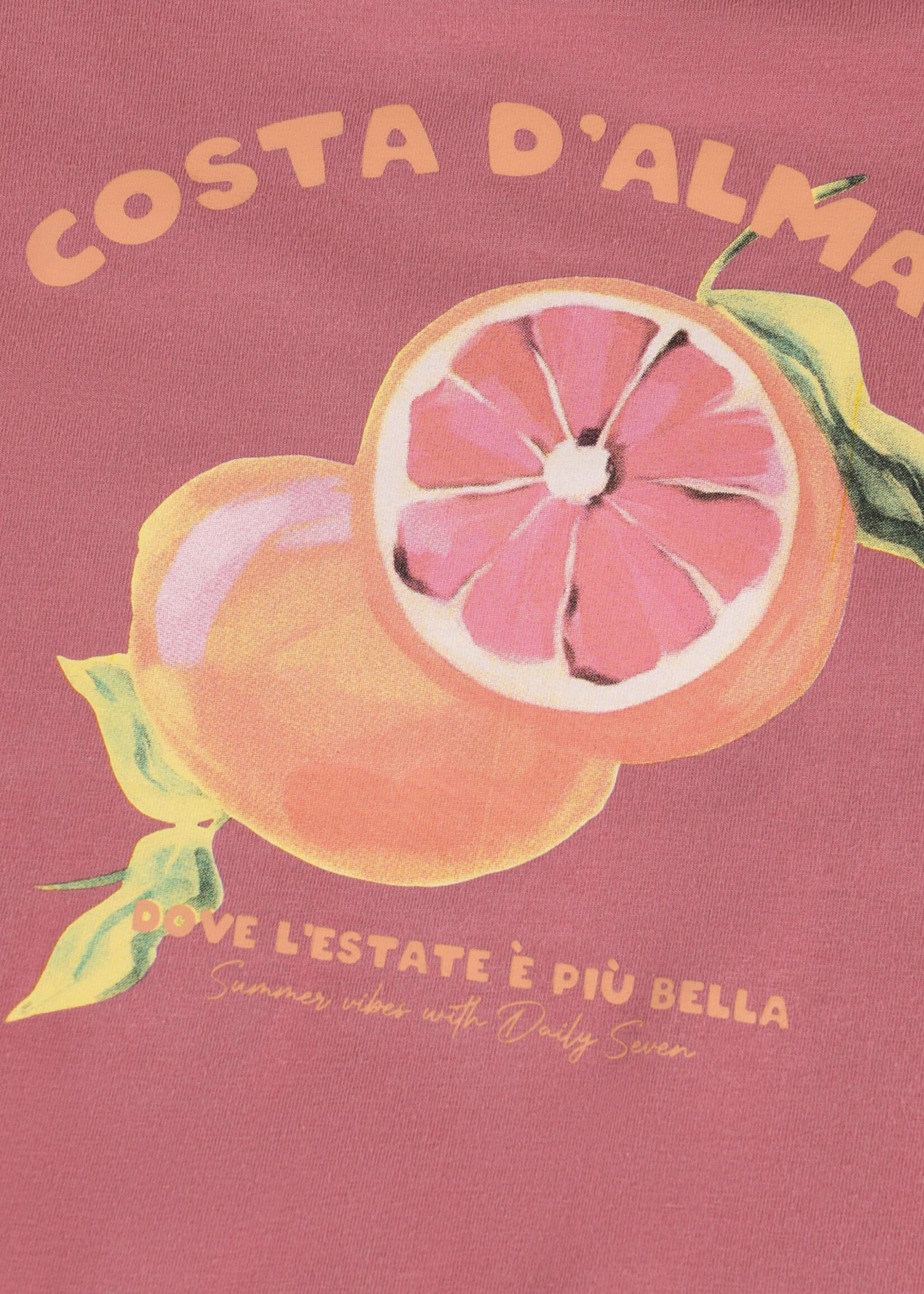 Daily7 Daily7 | T-shirt Backprint – Rose