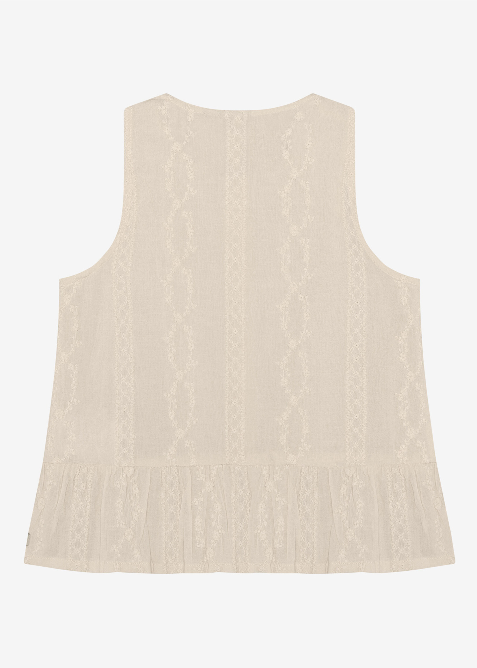 Daily7 Daily7 | Ruffle Singlet – Sand