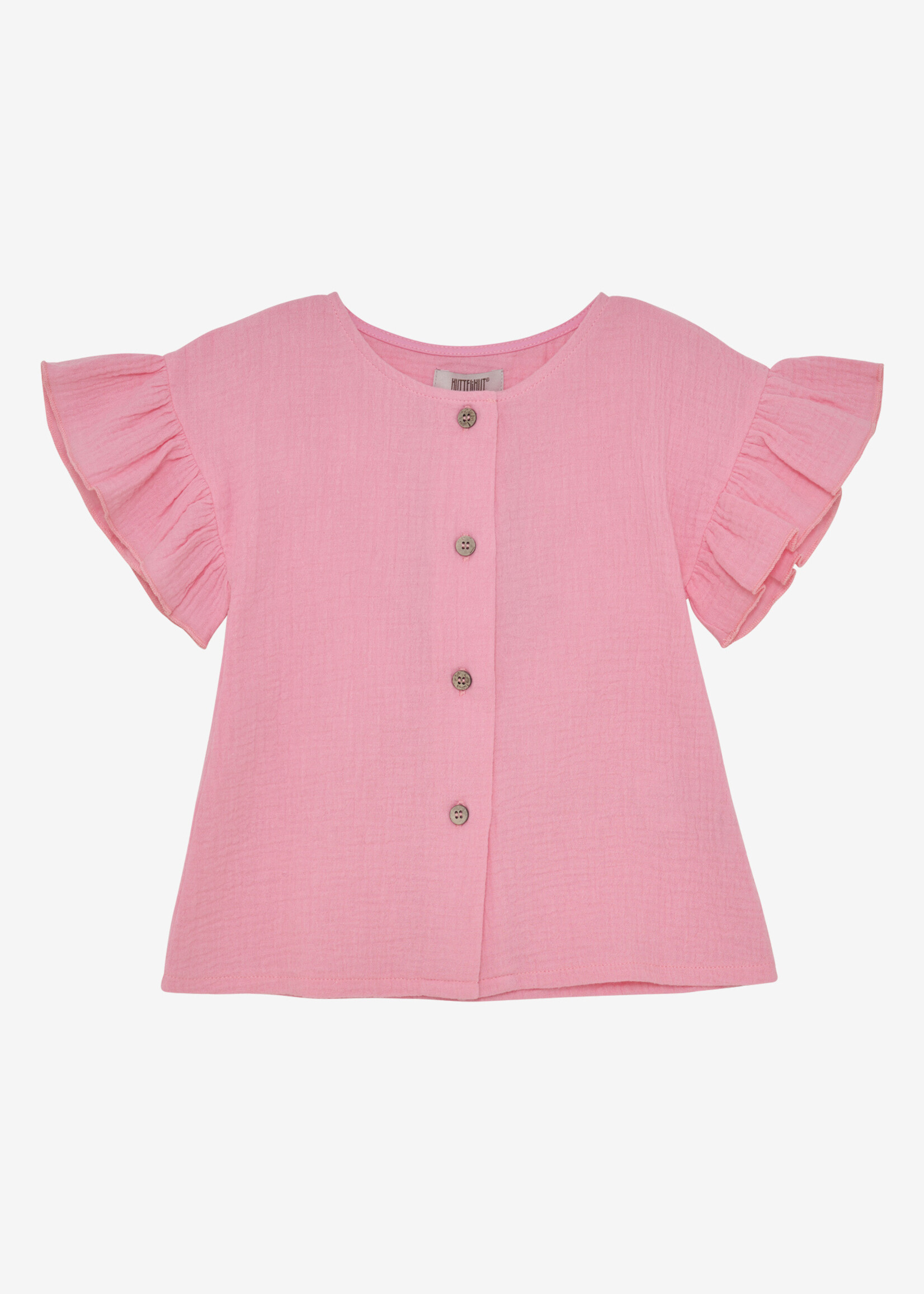 Huttelihut HUTTEliHUT | Blouse SS Muslin - Plumeria