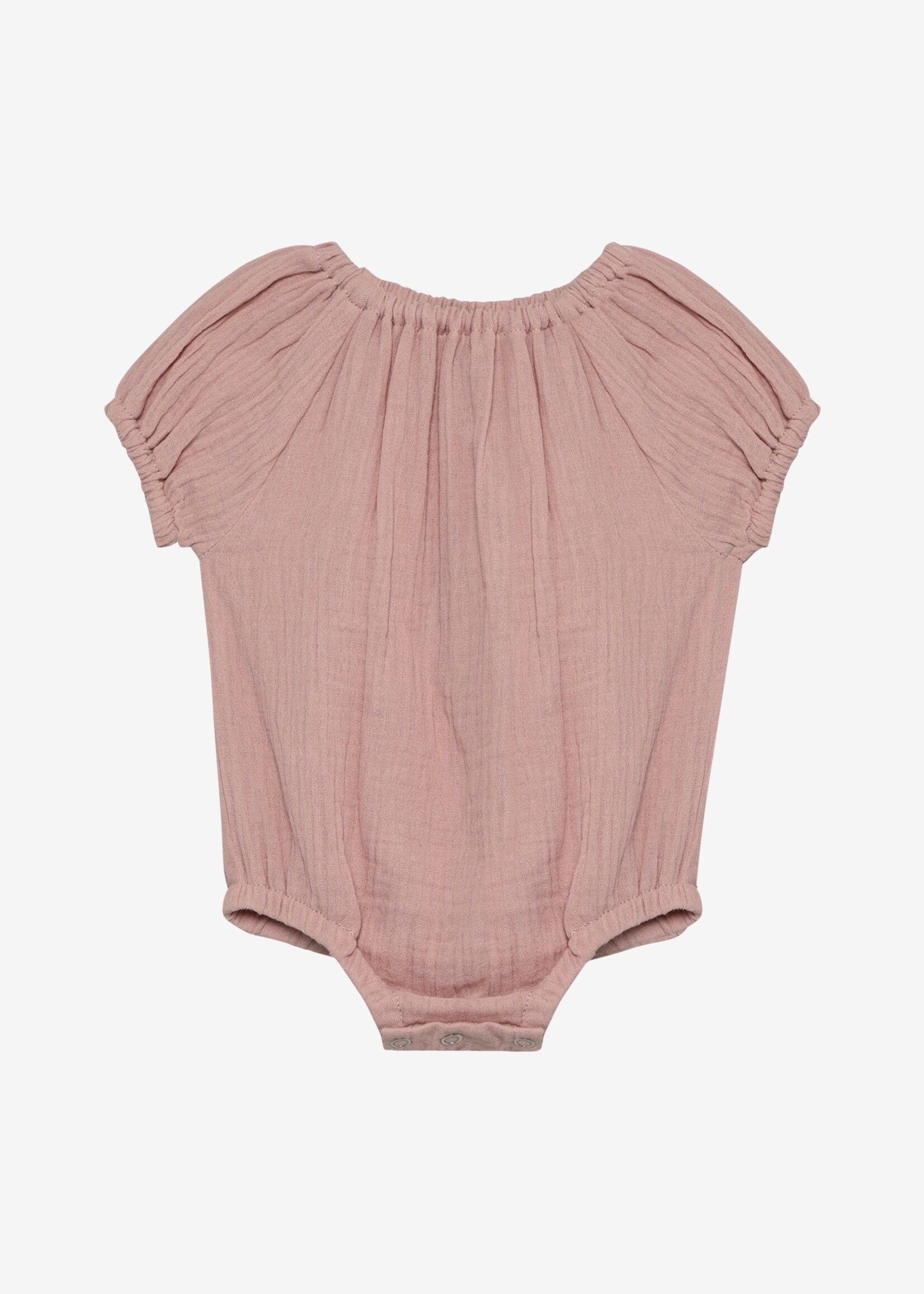 Huttelihut HUTTEliHUT | Romper SS Muslin - Pale Mauve