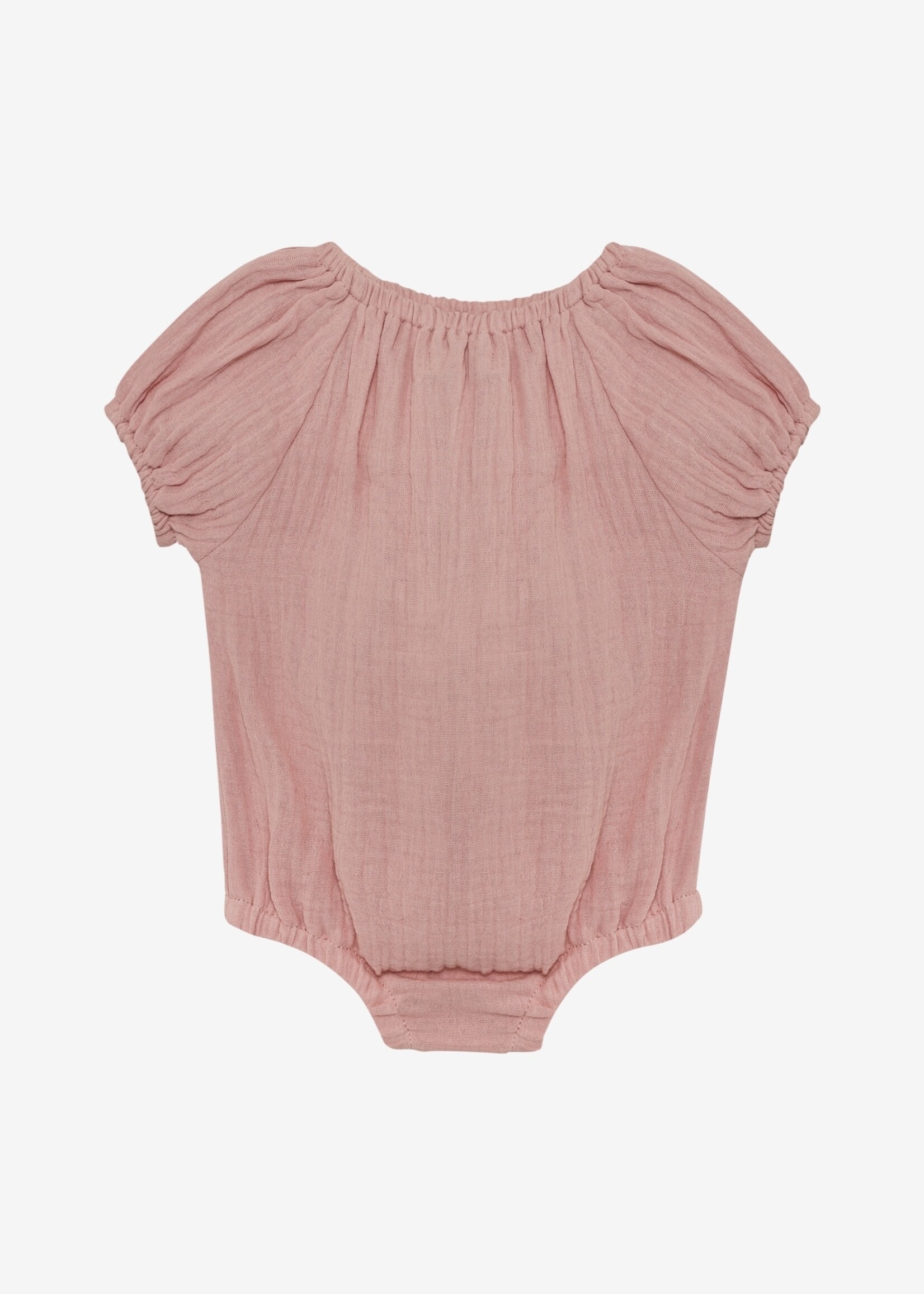 Huttelihut HUTTEliHUT | Romper SS Muslin - Pale Mauve