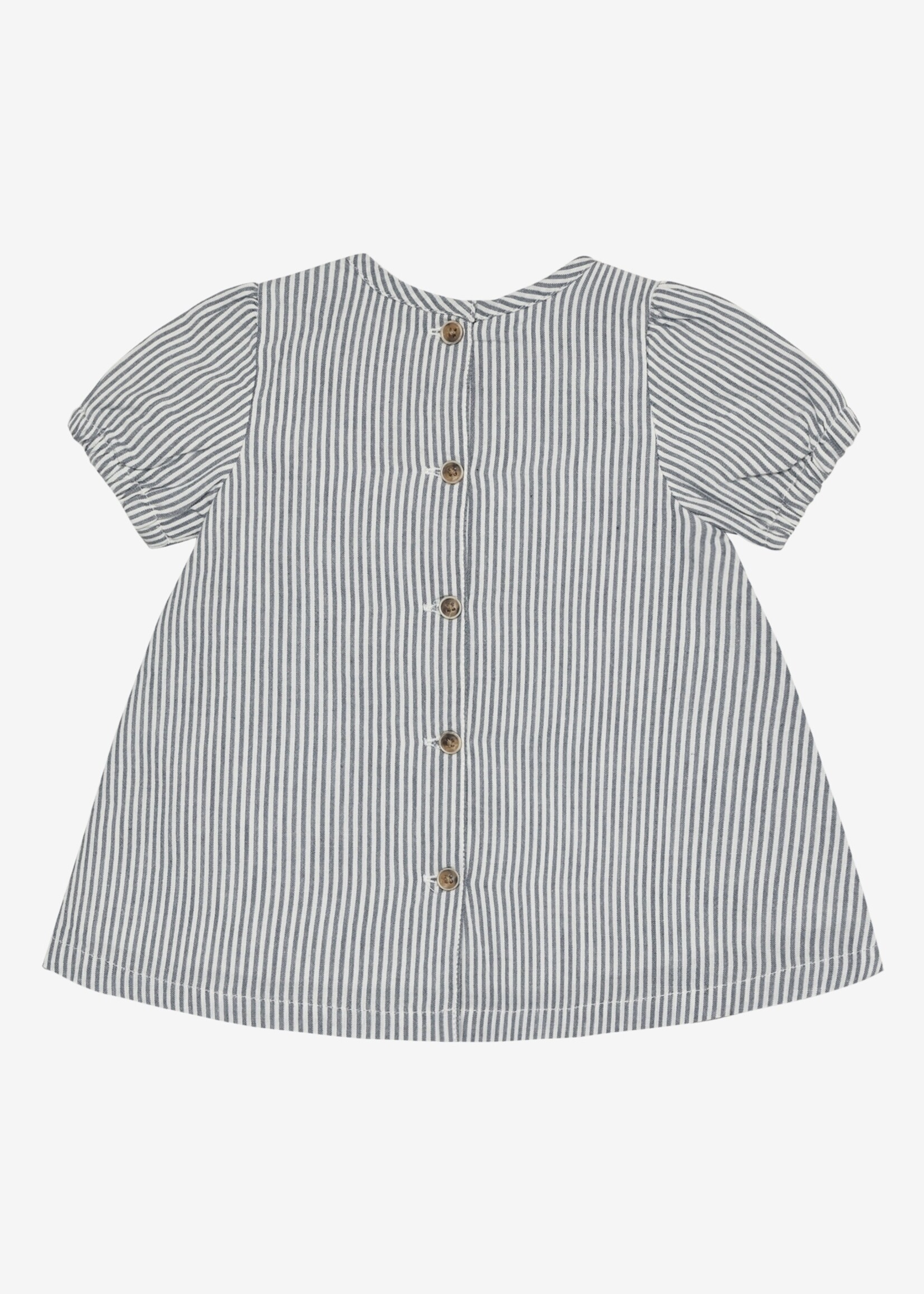 Huttelihut HUTTEliHUT | Dress SS YD Stripe - Bering Sea