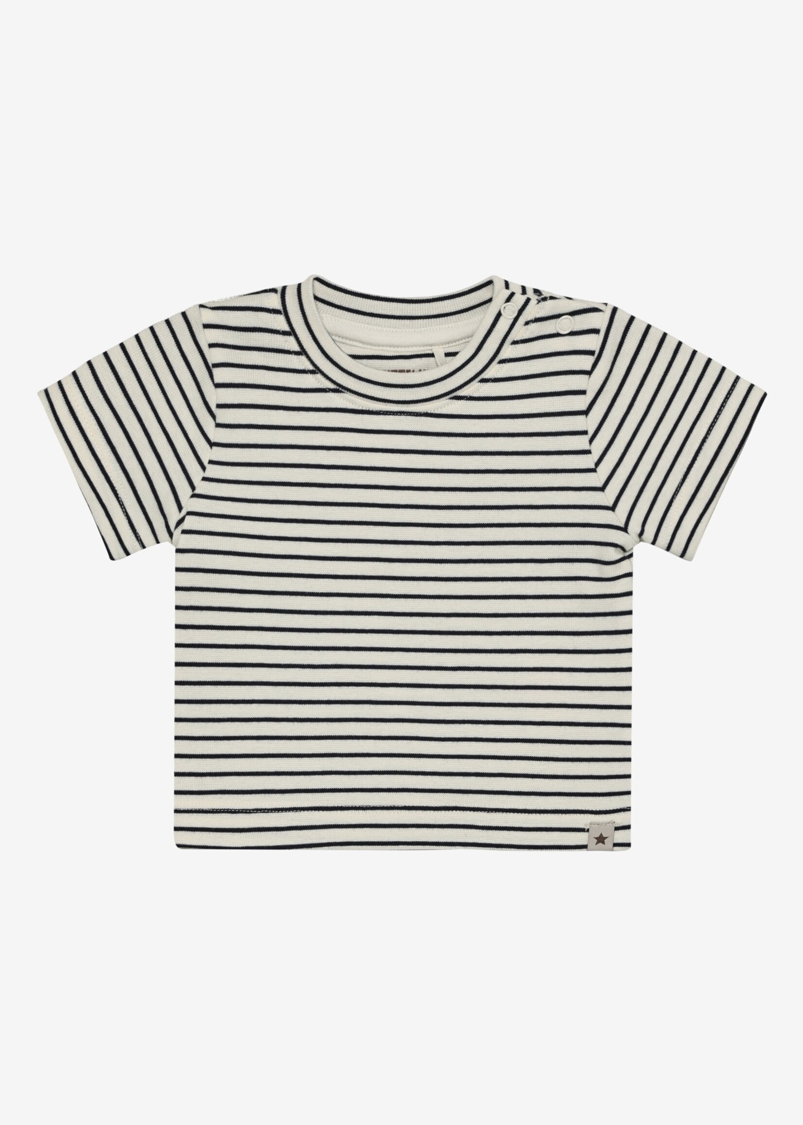 Huttelihut HUTTEliHUT | T-shirt SS YD Stripe - Navy Blazer