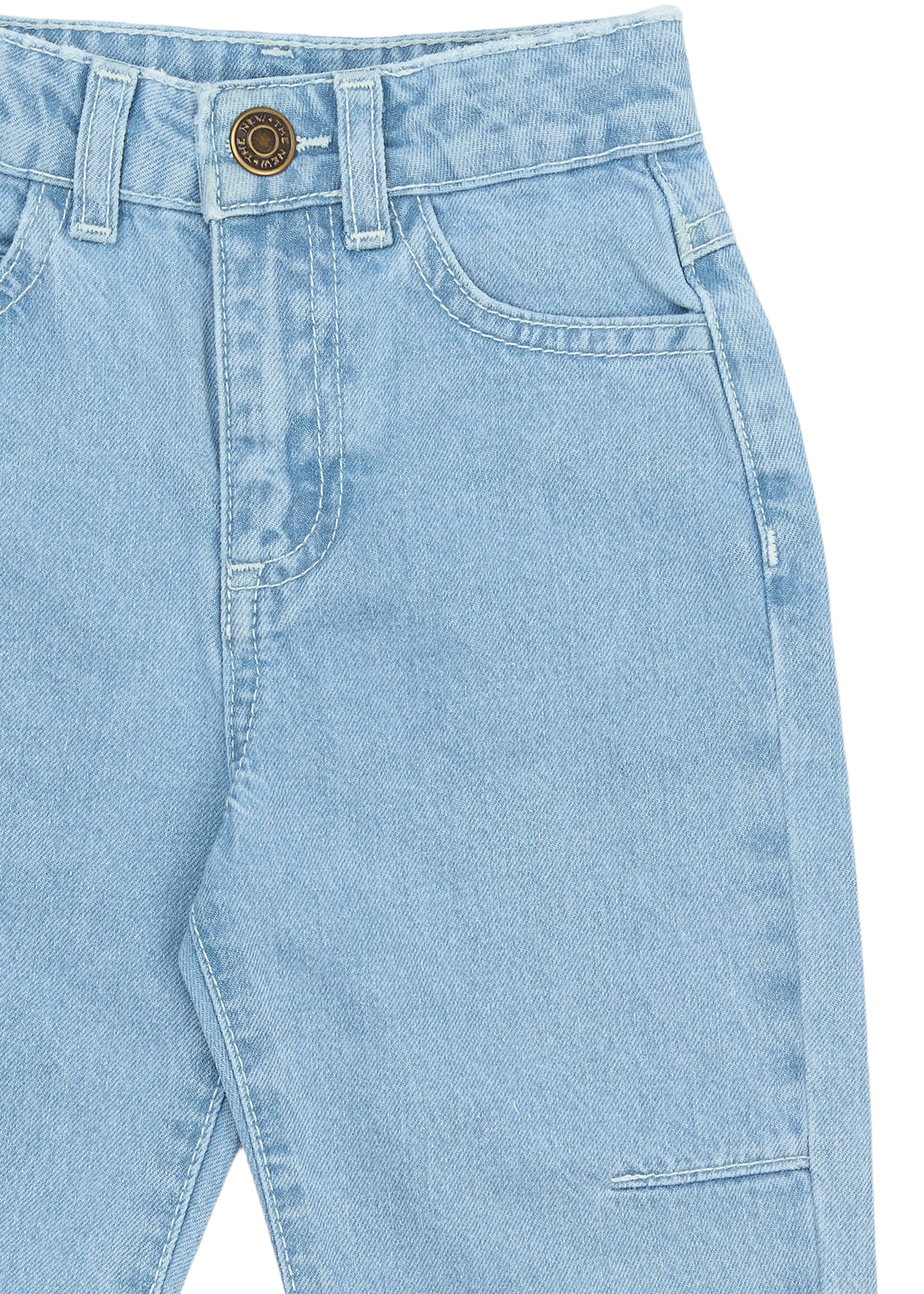 THE NEW SIBLINGS THE NEW SIBLINGS | TNSTSilvio Barrel Fit Jeans - Light blue denim