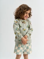 THE NEW SIBLINGS THE NEW SIBLINGS | TNSTSebastian Shorts - Aqua Gray AOP