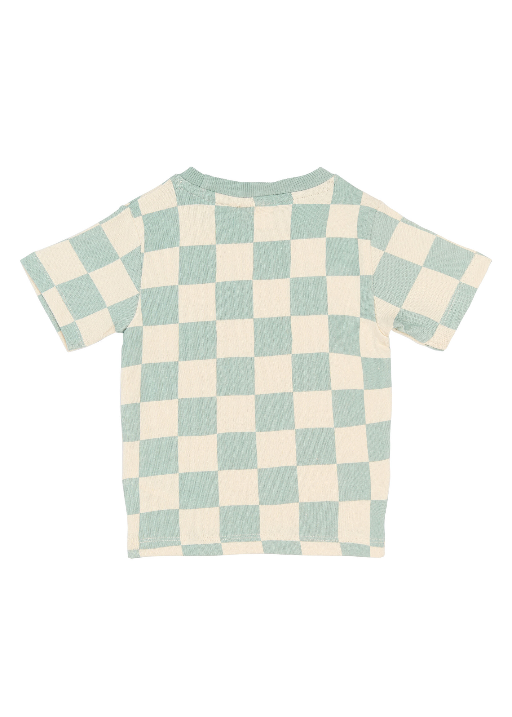 THE NEW SIBLINGS THE NEW SIBLINGS | TNSTSebastian OS S_S Tee - Aqua Gray AOP