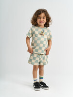 THE NEW SIBLINGS THE NEW SIBLINGS | TNSTSebastian OS S_S Tee - Aqua Gray AOP