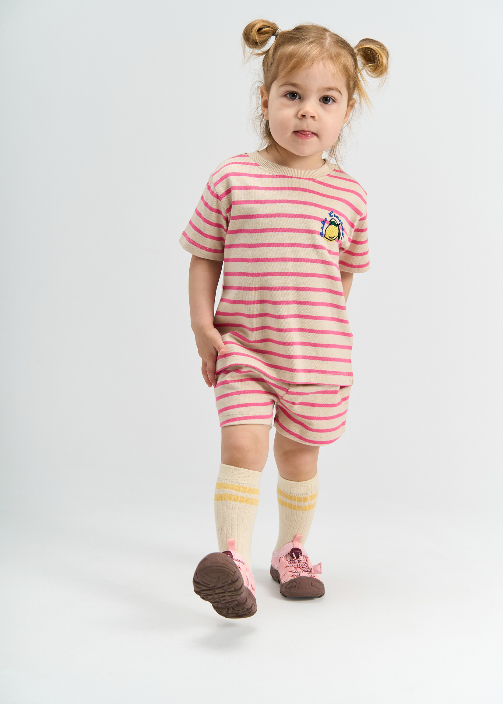 THE NEW SIBLINGS THE NEW SIBLINGS | TNSTSannah Shorts - Carmine Rose Striped