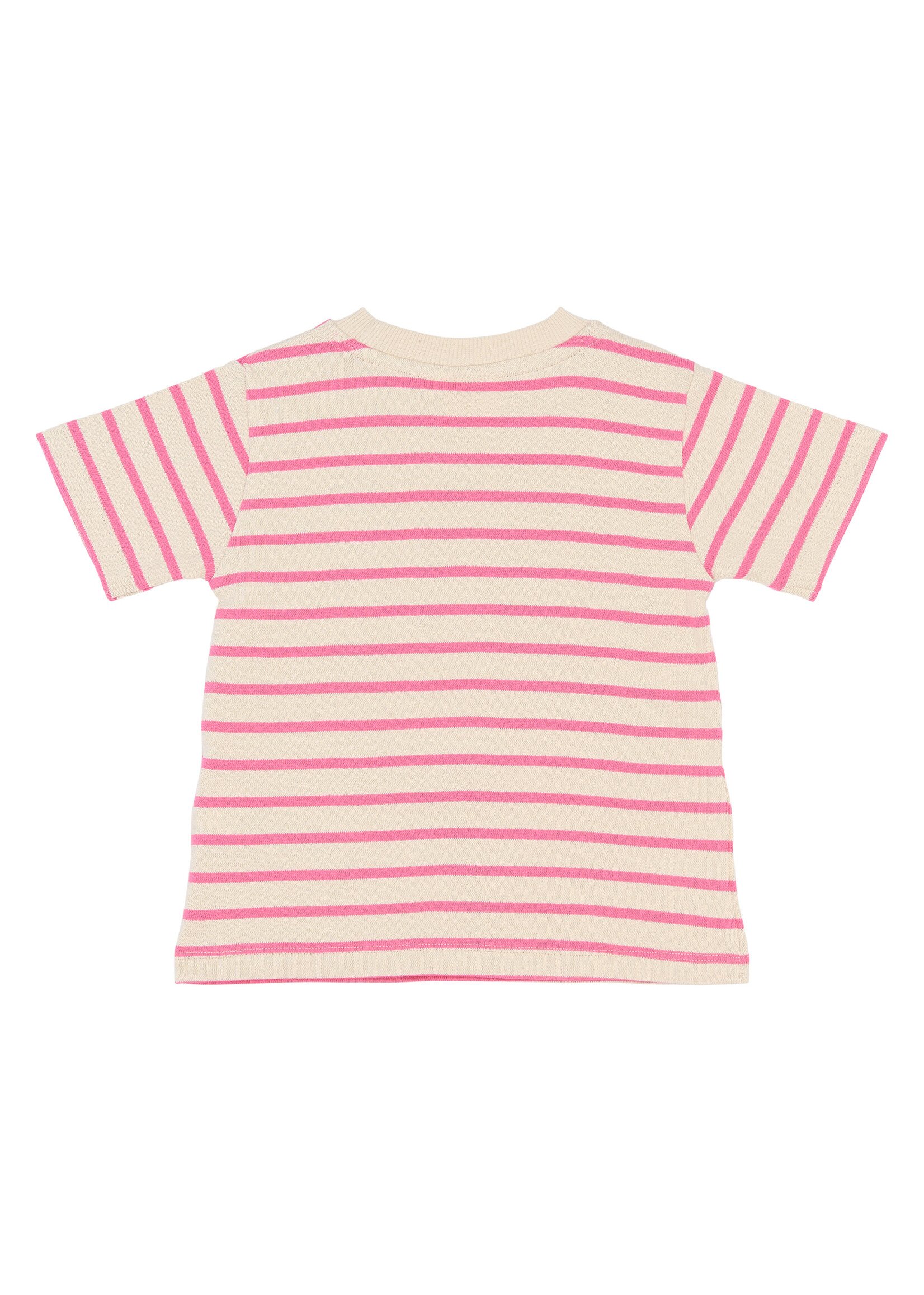 THE NEW SIBLINGS THE NEW SIBLINGS | TNSTSannah OS S_S Tee - Carmine Rose Striped