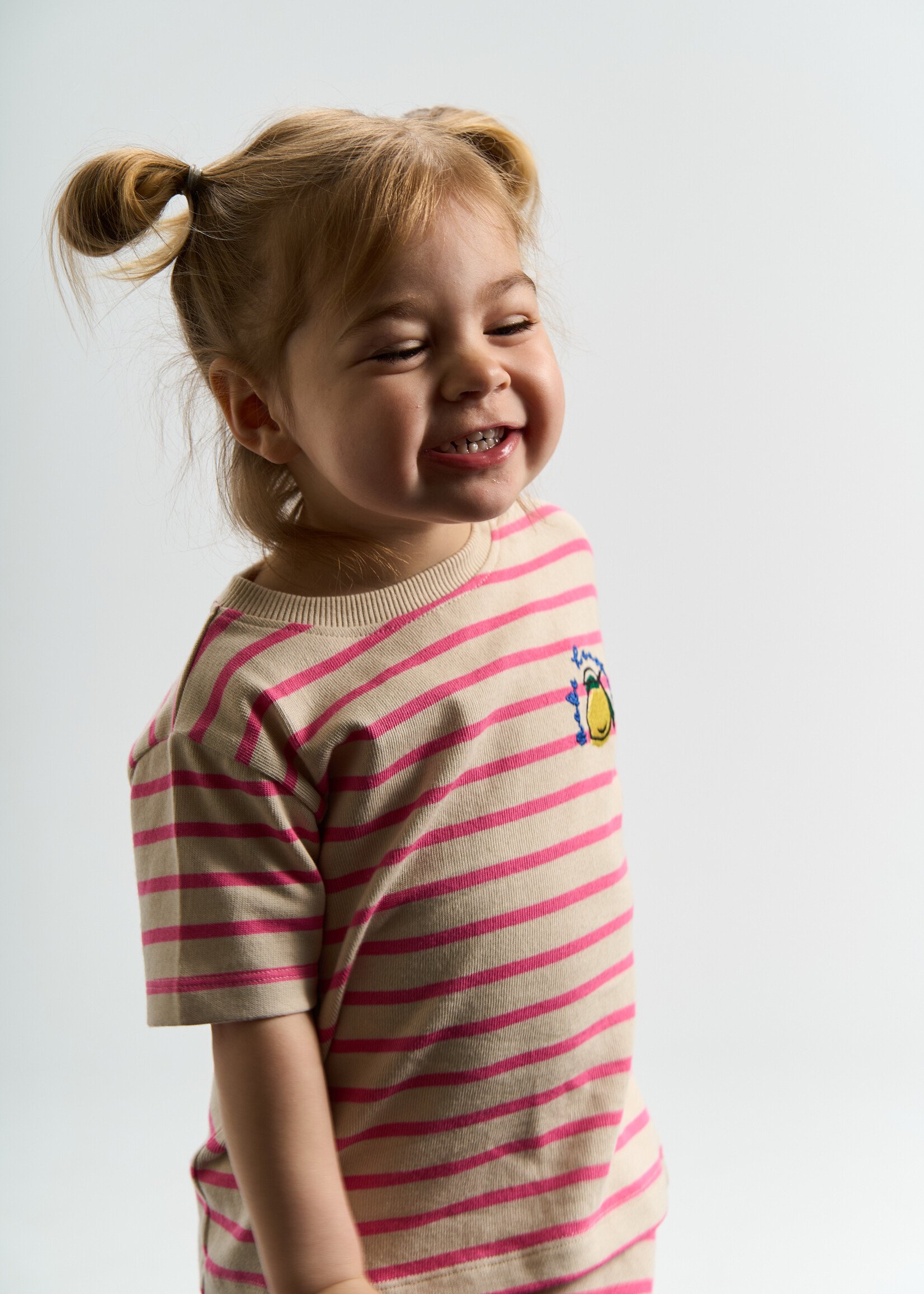 THE NEW SIBLINGS THE NEW SIBLINGS | TNSTSannah OS S_S Tee - Carmine Rose Striped