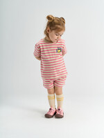 THE NEW SIBLINGS THE NEW SIBLINGS | TNSTSannah OS S_S Tee - Carmine Rose Striped