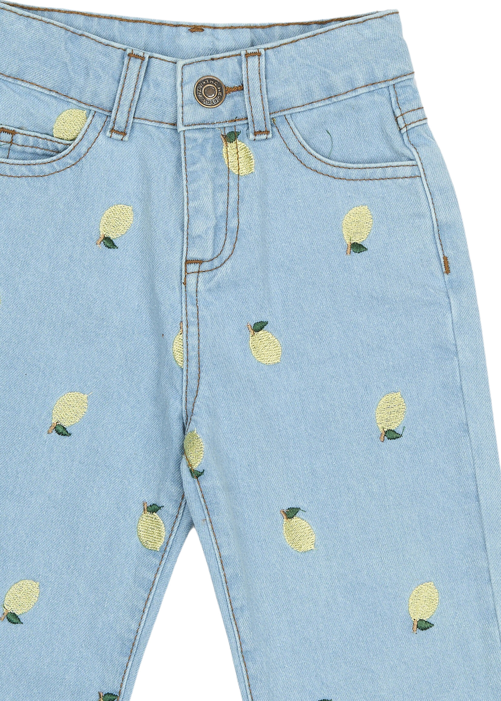 THE NEW SIBLINGS THE NEW SIBLINGS | TNSTSaja Regular Fit Jeans - Light Blue Denim EMB