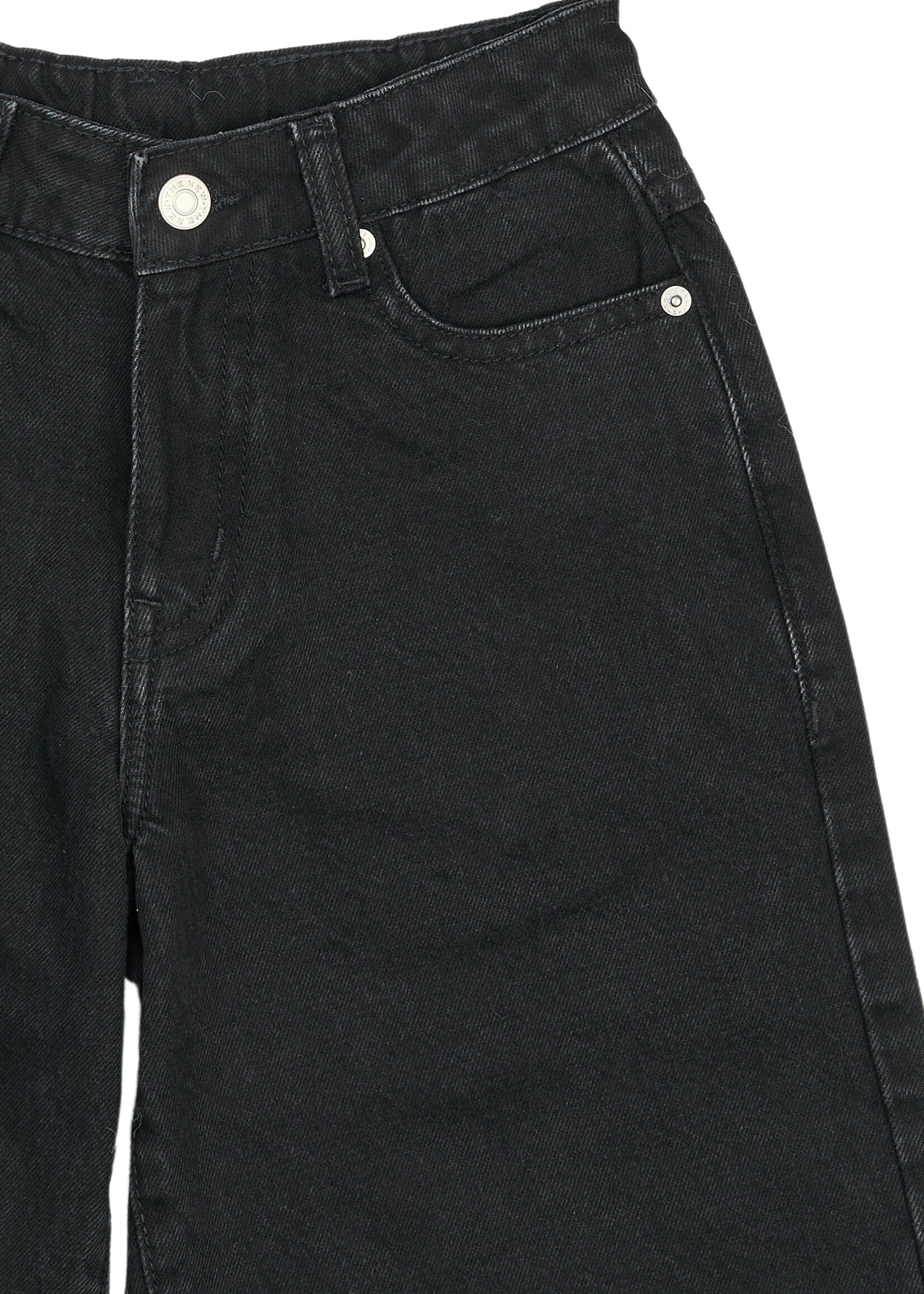 THE NEW THE NEW | TNSvende Long Baggy Fit Denim Shorts - Medium Black Denim
