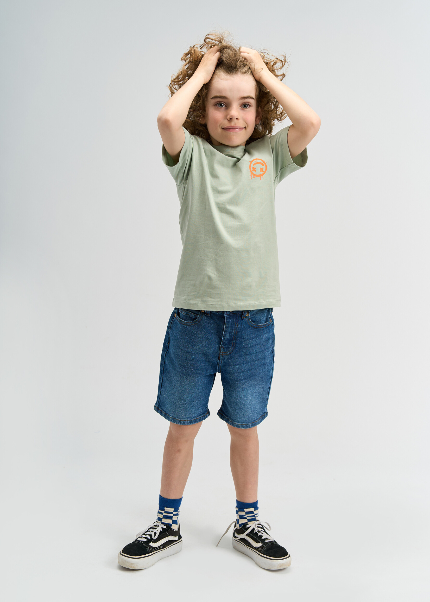 THE NEW THE NEW | TNSander S_S Tee - Aqua gray