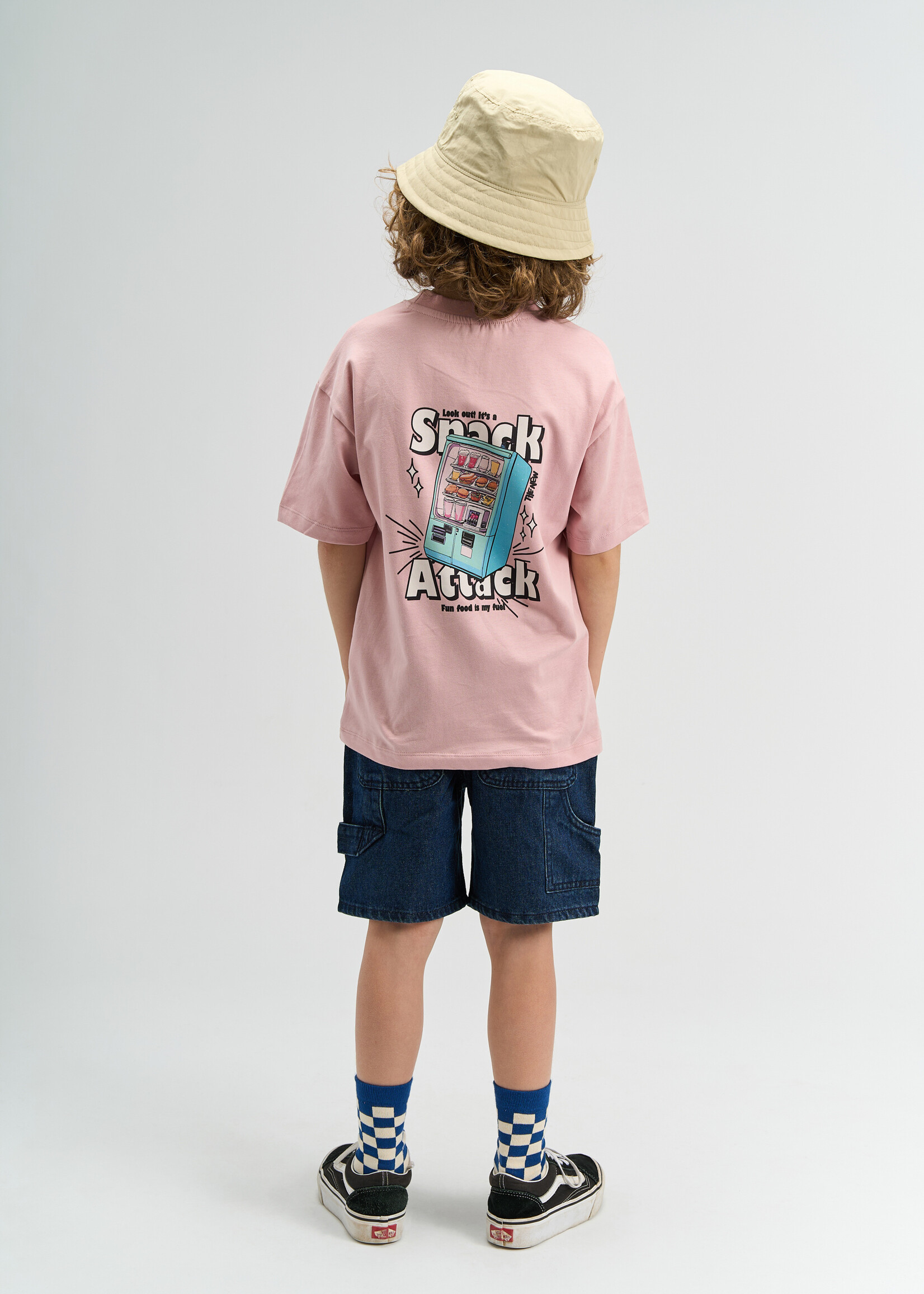 THE NEW THE NEW | TNSnack OS S_S Tee - Silver Pink