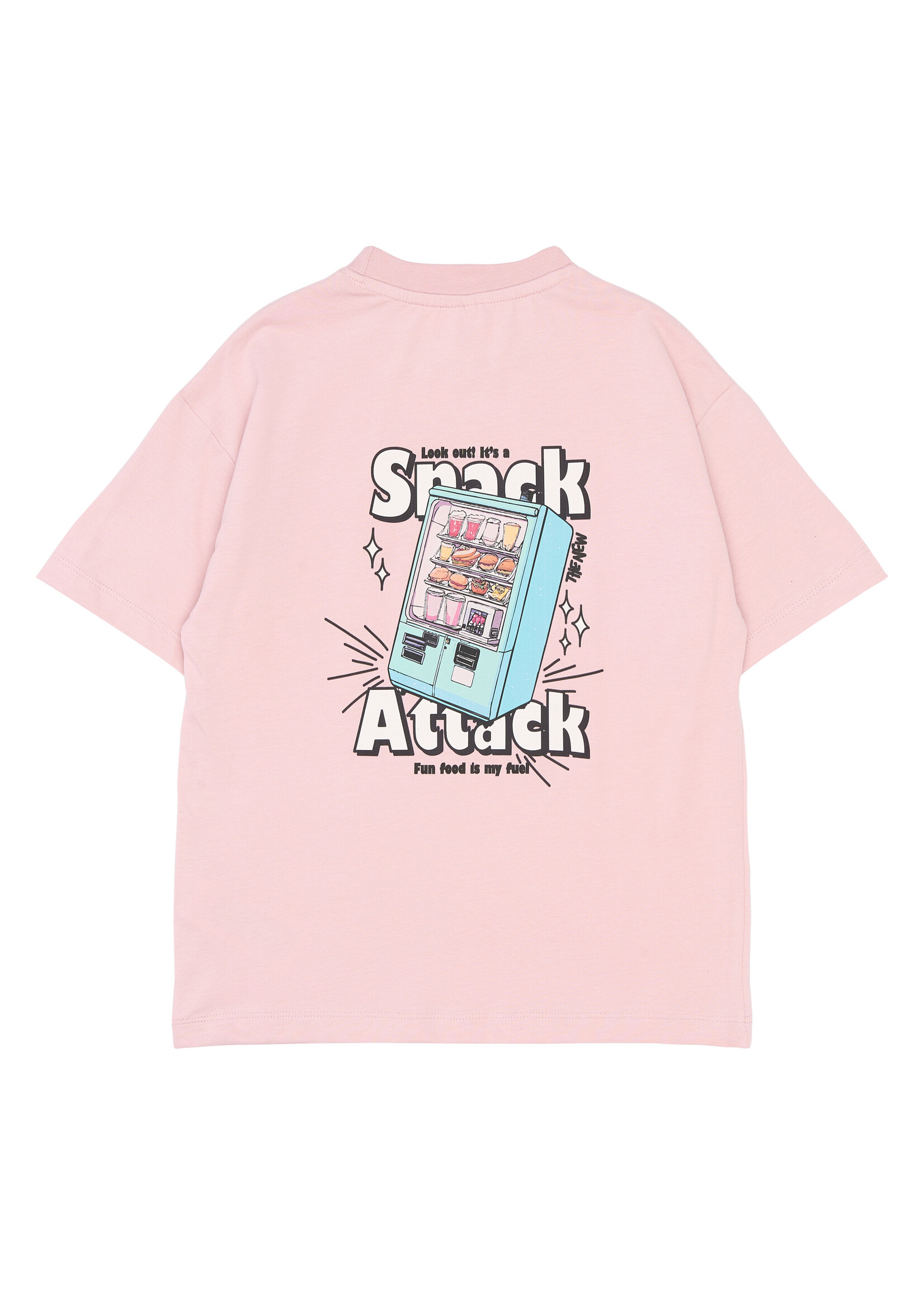 THE NEW THE NEW | TNSnack OS S_S Tee - Silver Pink