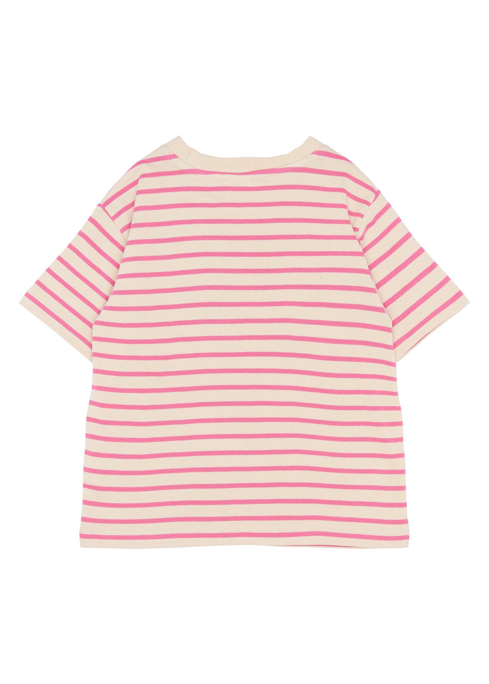 THE NEW THE NEW | TNSanny OS S_S Tee - Carmine Rose Striped