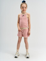 THE NEW THE NEW | TNShannon Short S_L Top - Carmine Rose Striped