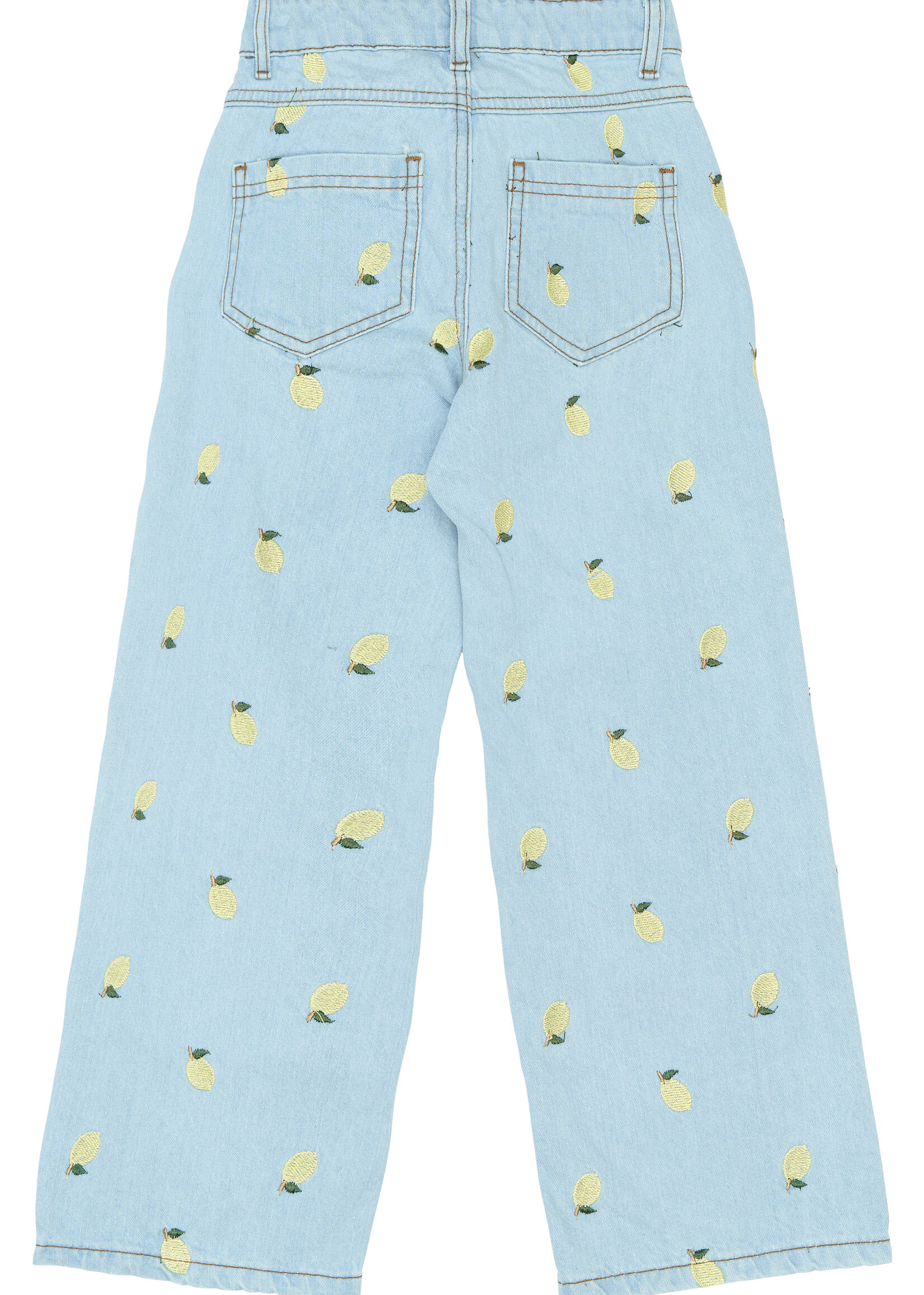 THE NEW THE NEW | TNSia Wide Fit Jeans - Light Blue Denim EMB