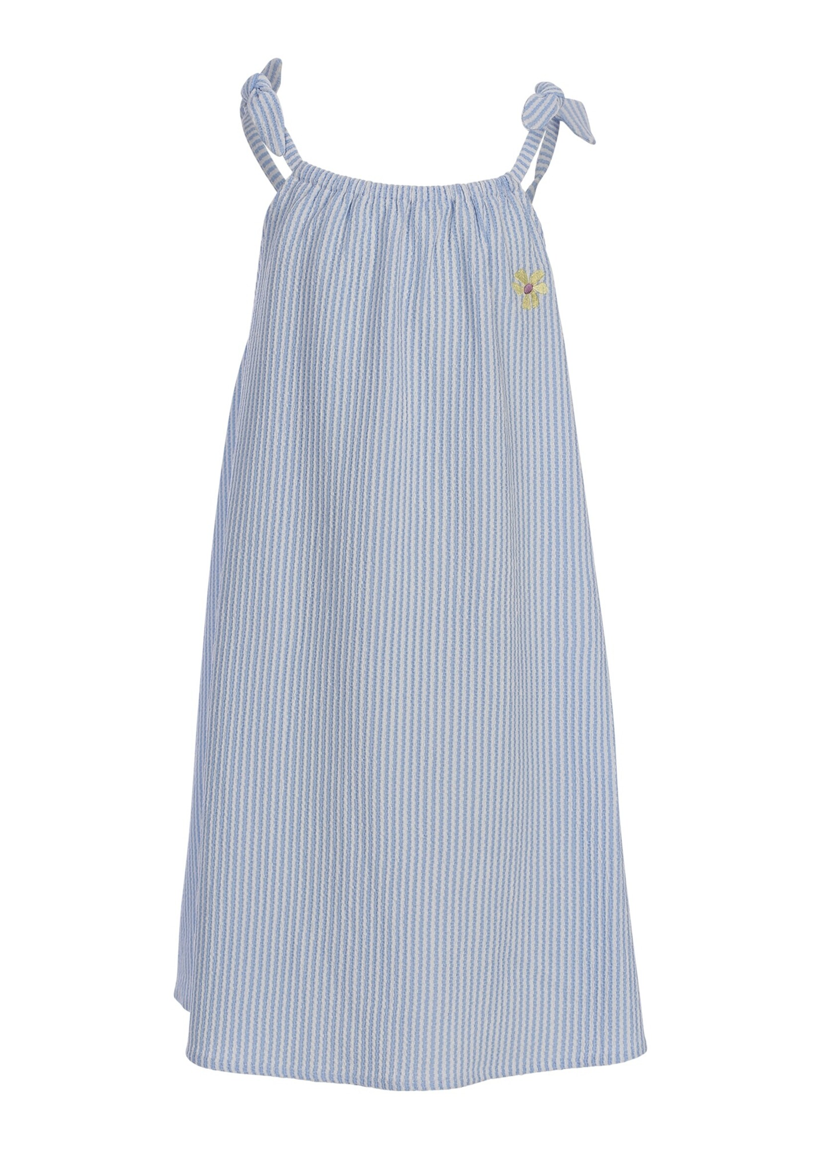 LOOXS Little LOOXS Little | Little Striped Crinckle sleeveless D - blue stripe