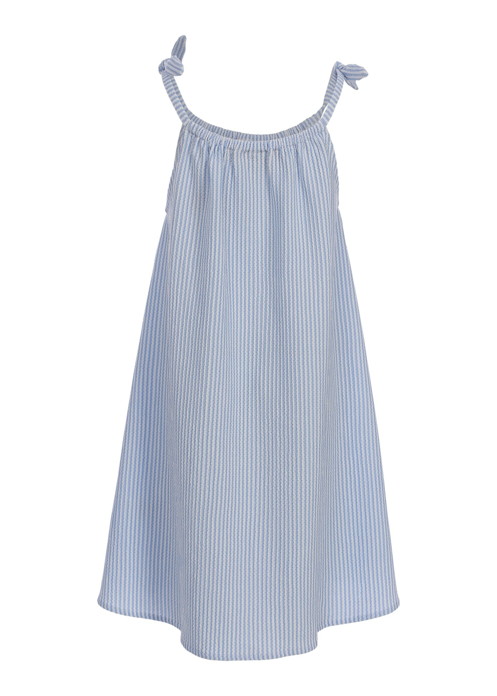 LOOXS Little LOOXS Little | Little Striped Crinckle sleeveless D - blue stripe