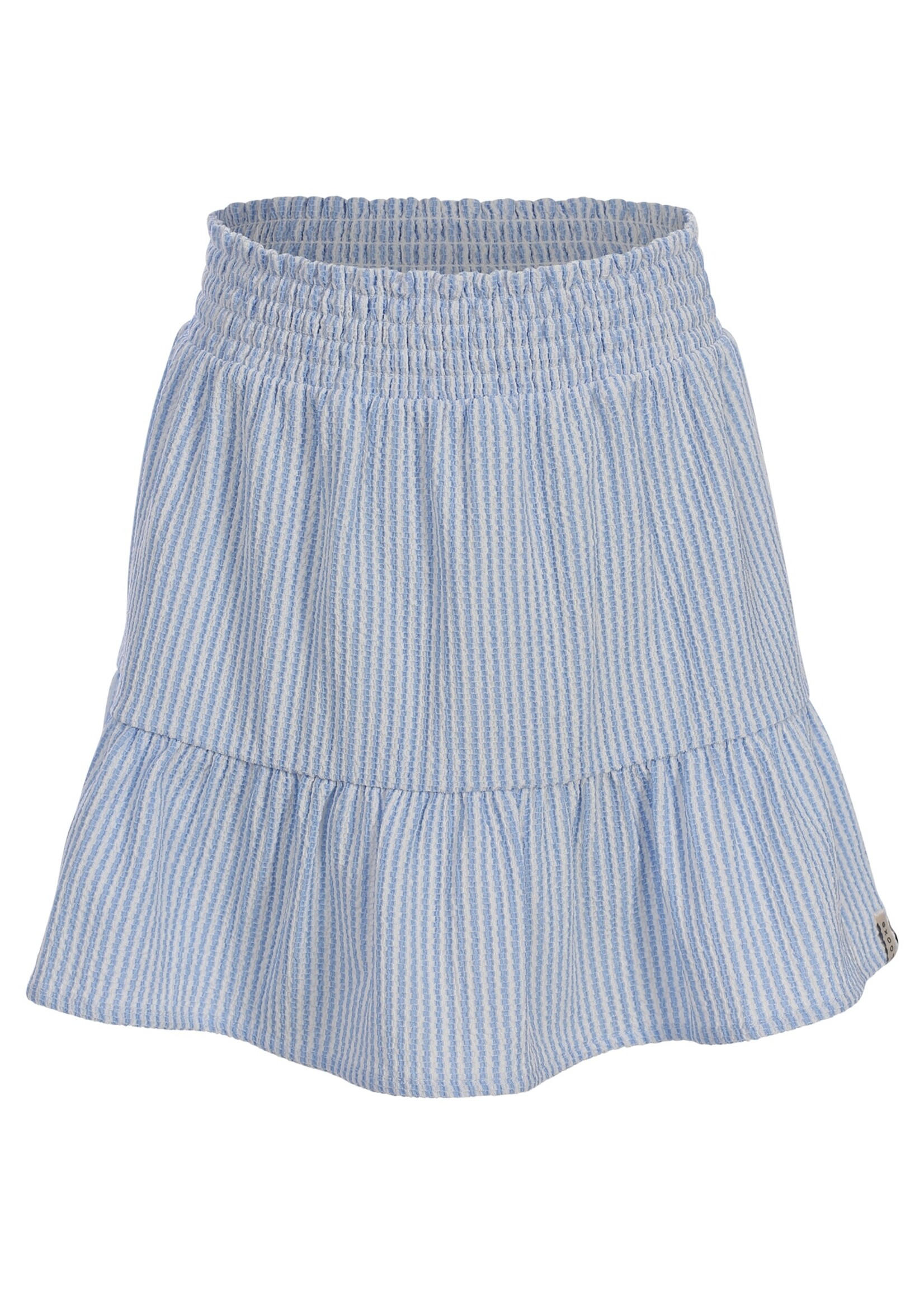 LOOXS Little LOOXS Little | Little Striped Crinckle Skirt - blue stripe
