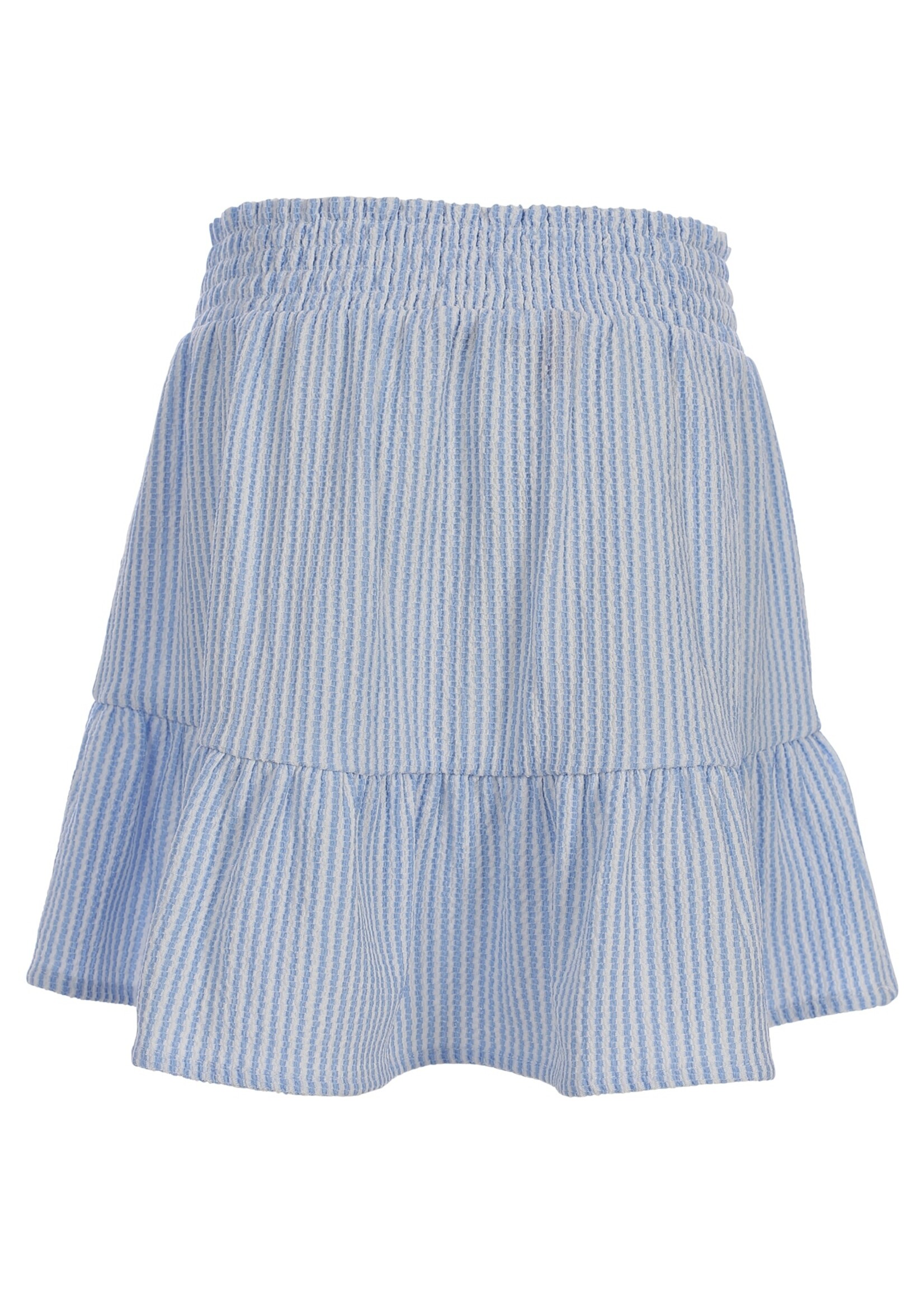 LOOXS Little LOOXS Little | Little Striped Crinckle Skirt - blue stripe