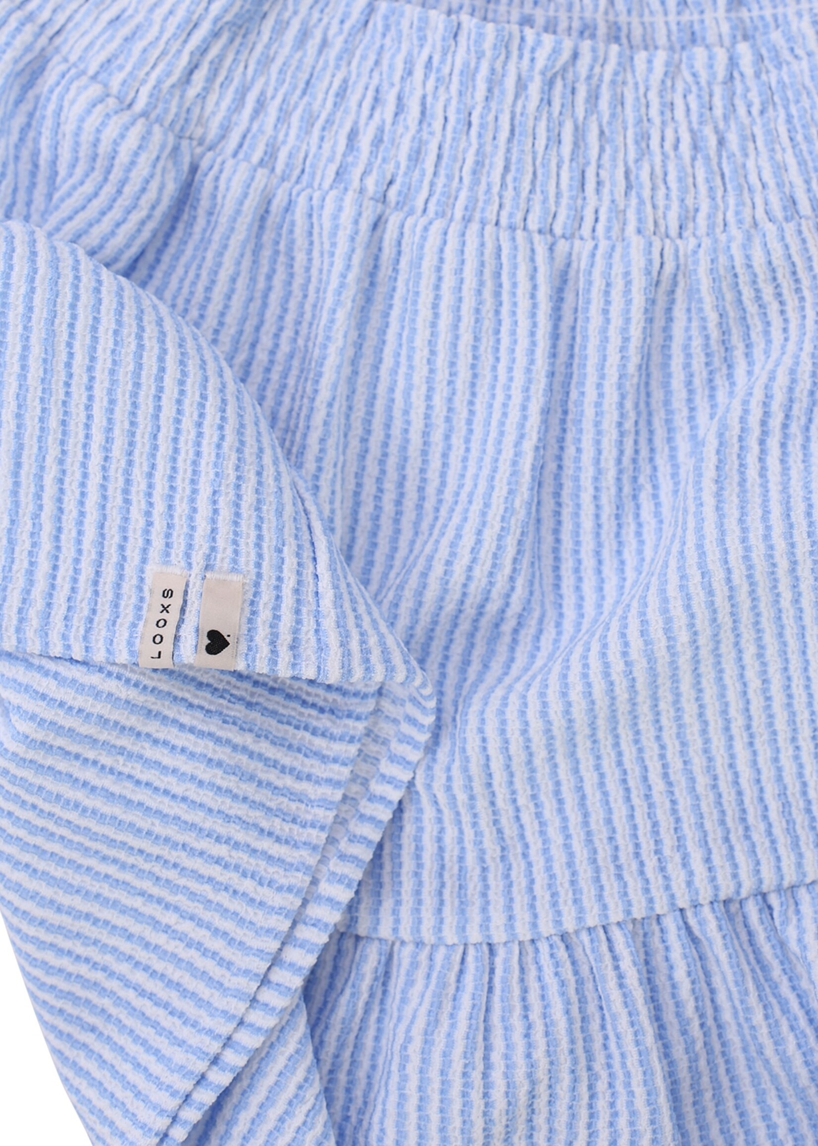 LOOXS Little LOOXS Little | Little Striped Crinckle Skirt - blue stripe